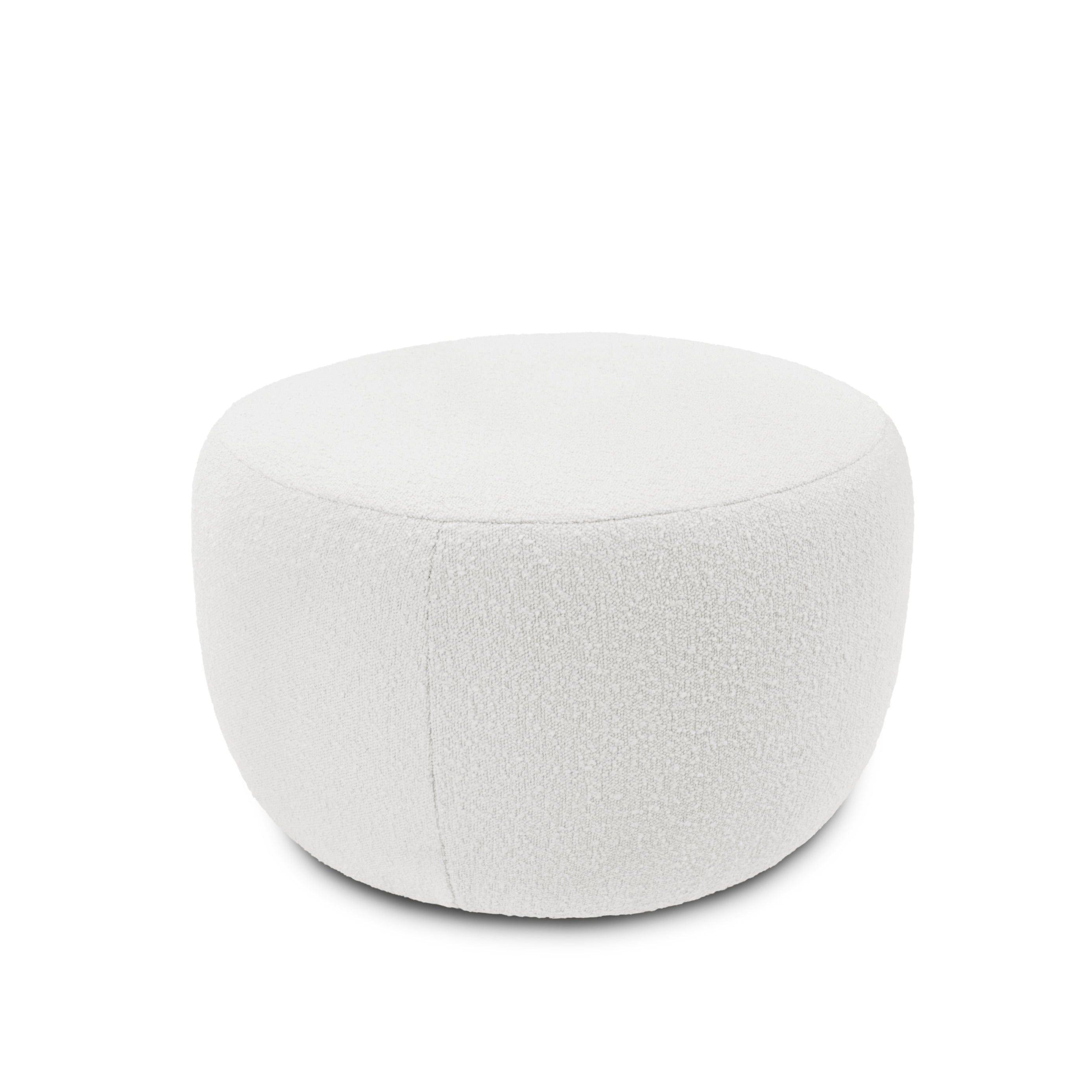 Puf SAAMIT boucle beżowy Micadoni Eye on Design