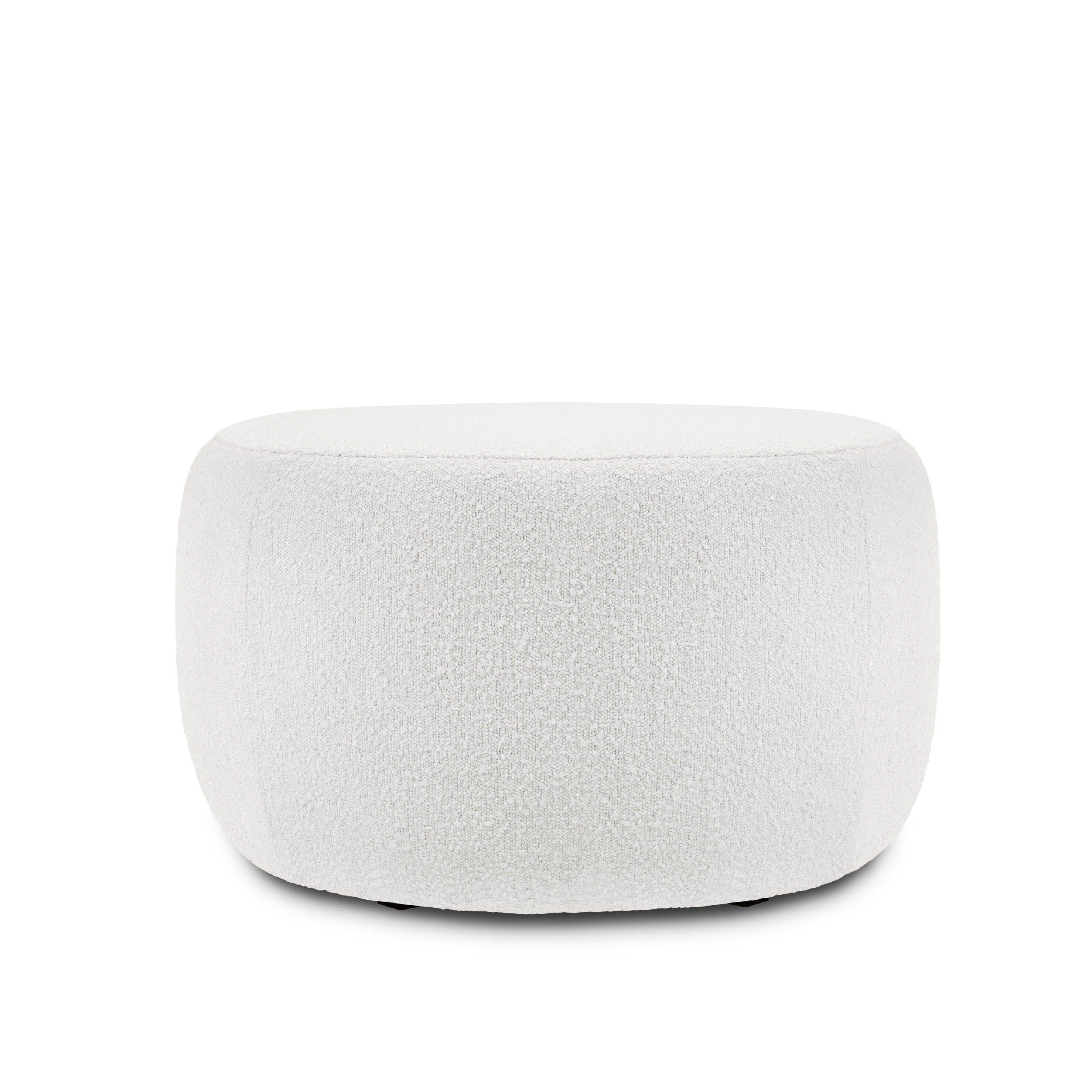 Puf SAAMIT boucle beżowy Micadoni Eye on Design