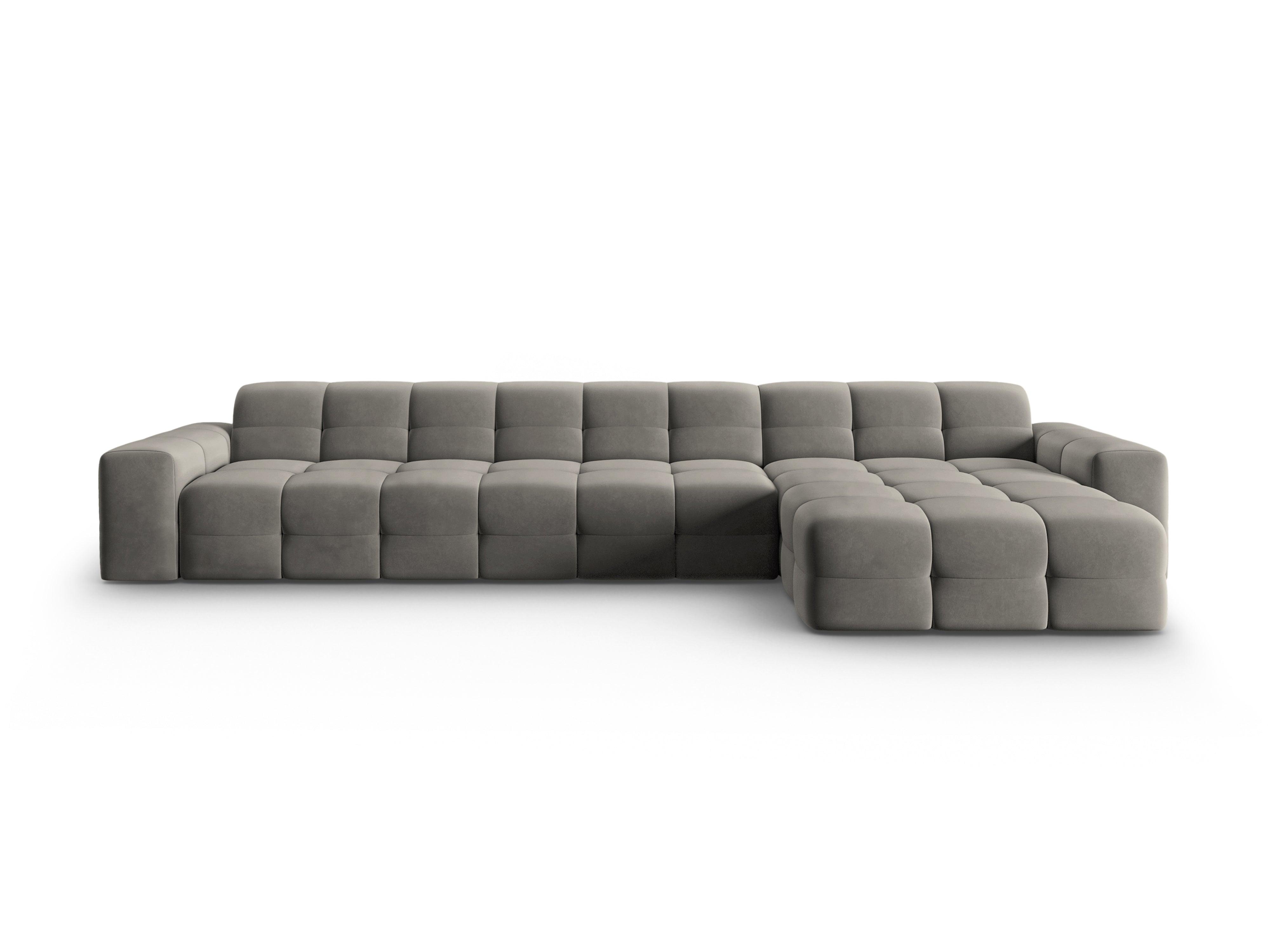 Narożnik prawostronny 5-osobowy KENDAL szary Micadoni Eye on Design