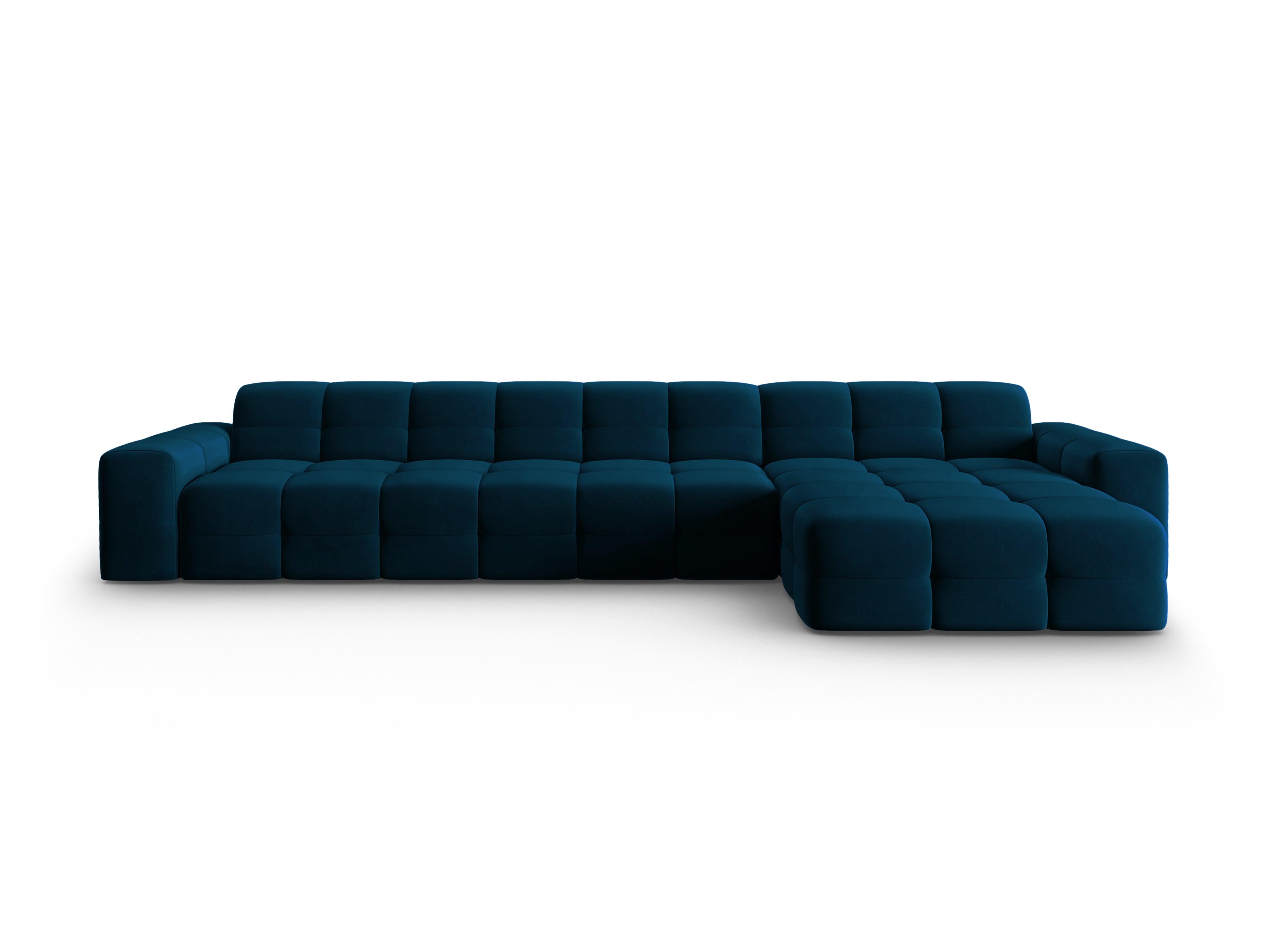 Narożnik prawostronny 5-osobowy KENDAL granatowy Micadoni Eye on Design