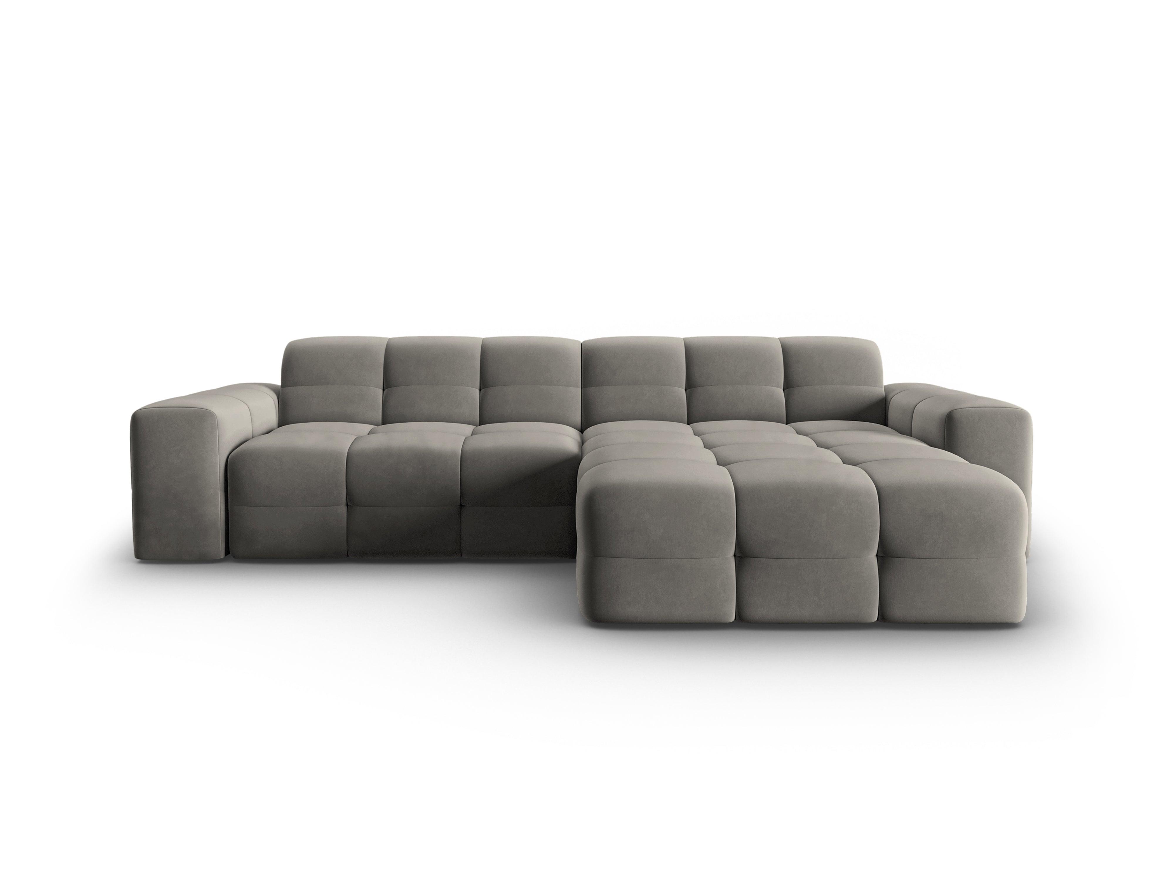 Narożnik prawostronny 4-osobowy KENDAL szary Micadoni Eye on Design