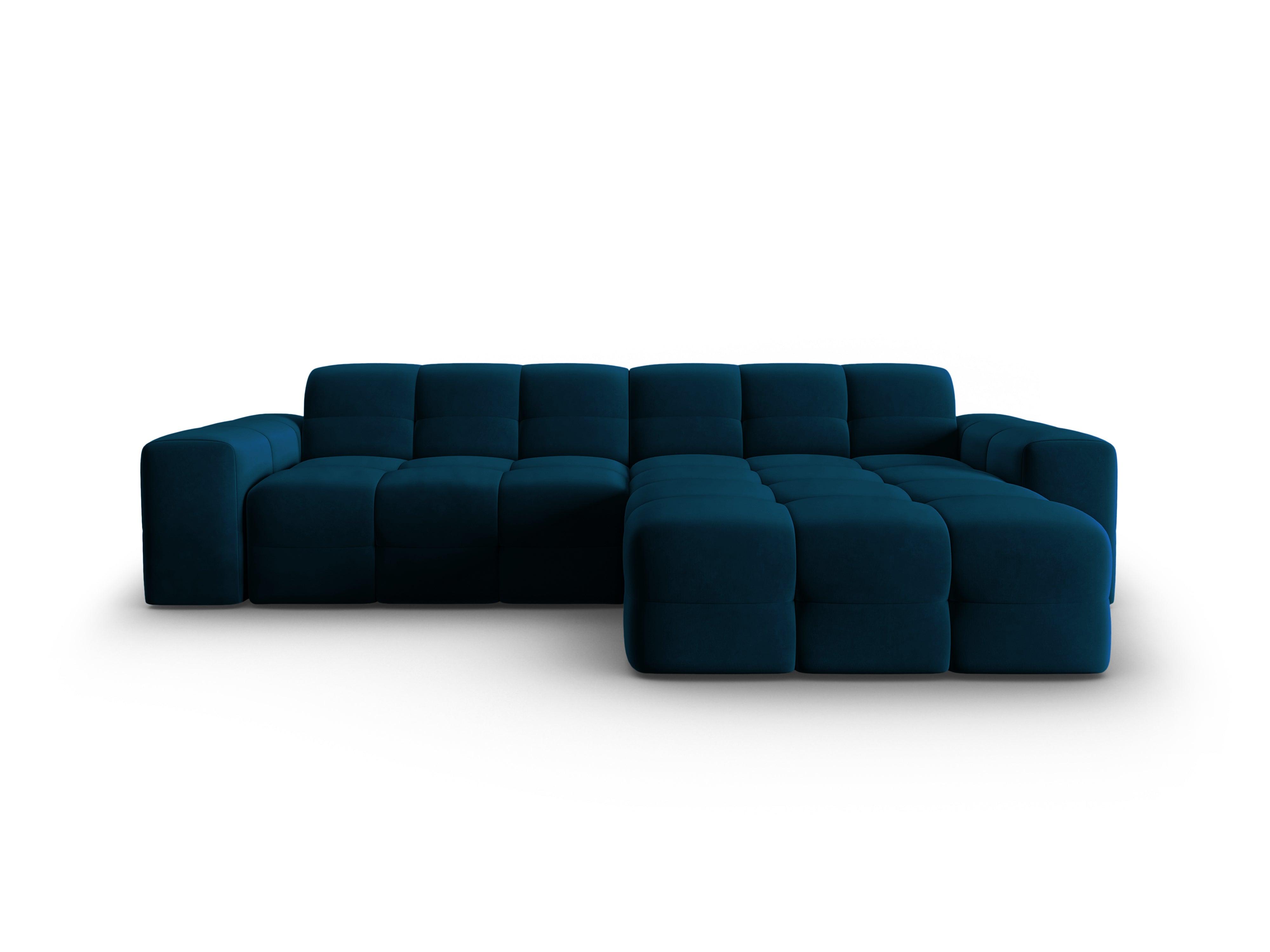 Narożnik prawostronny 4-osobowy KENDAL granatowy Micadoni Eye on Design