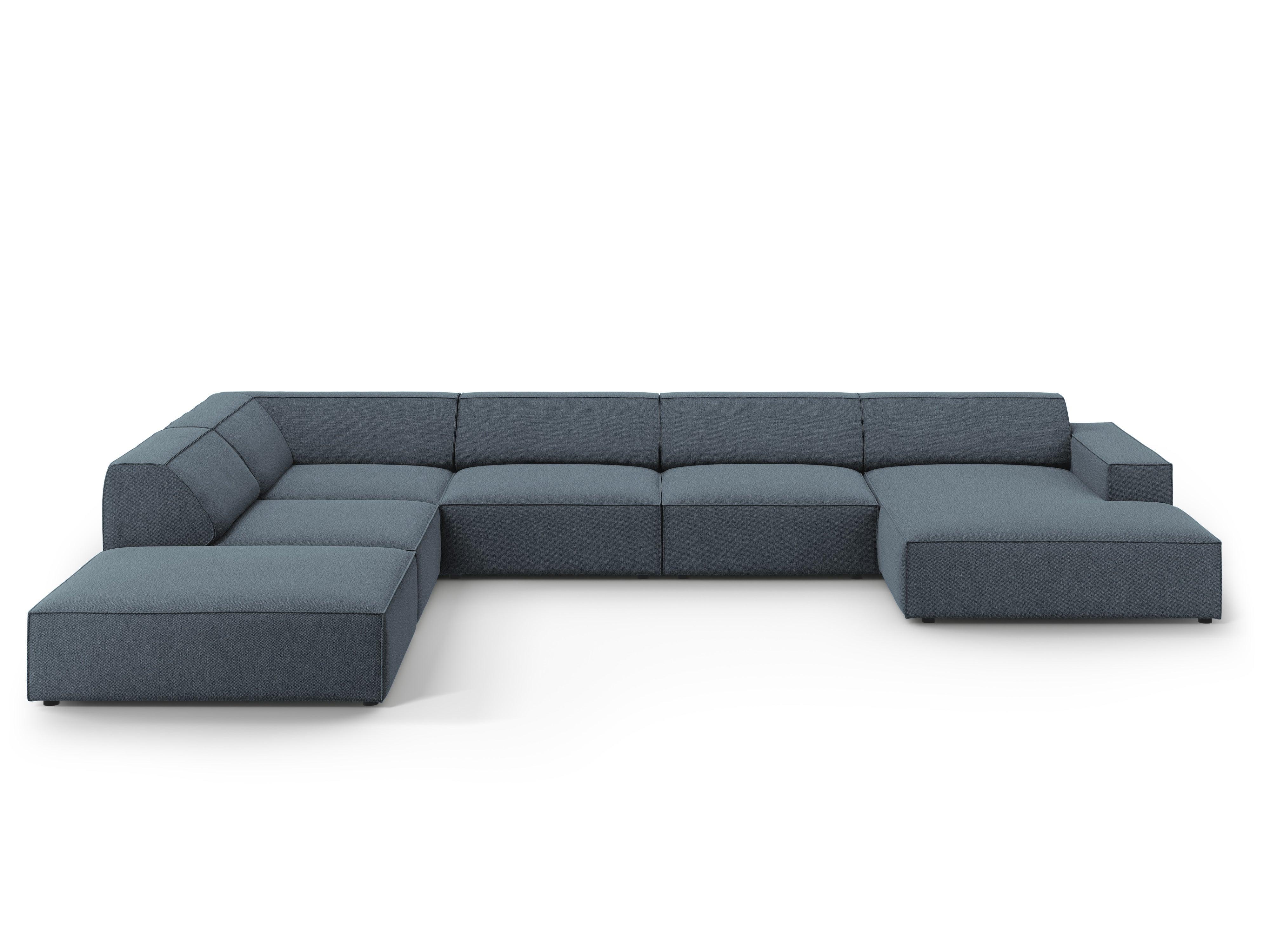 Sofa panoramiczna lewostronna JODIE niebieski Micadoni Eye on Design
