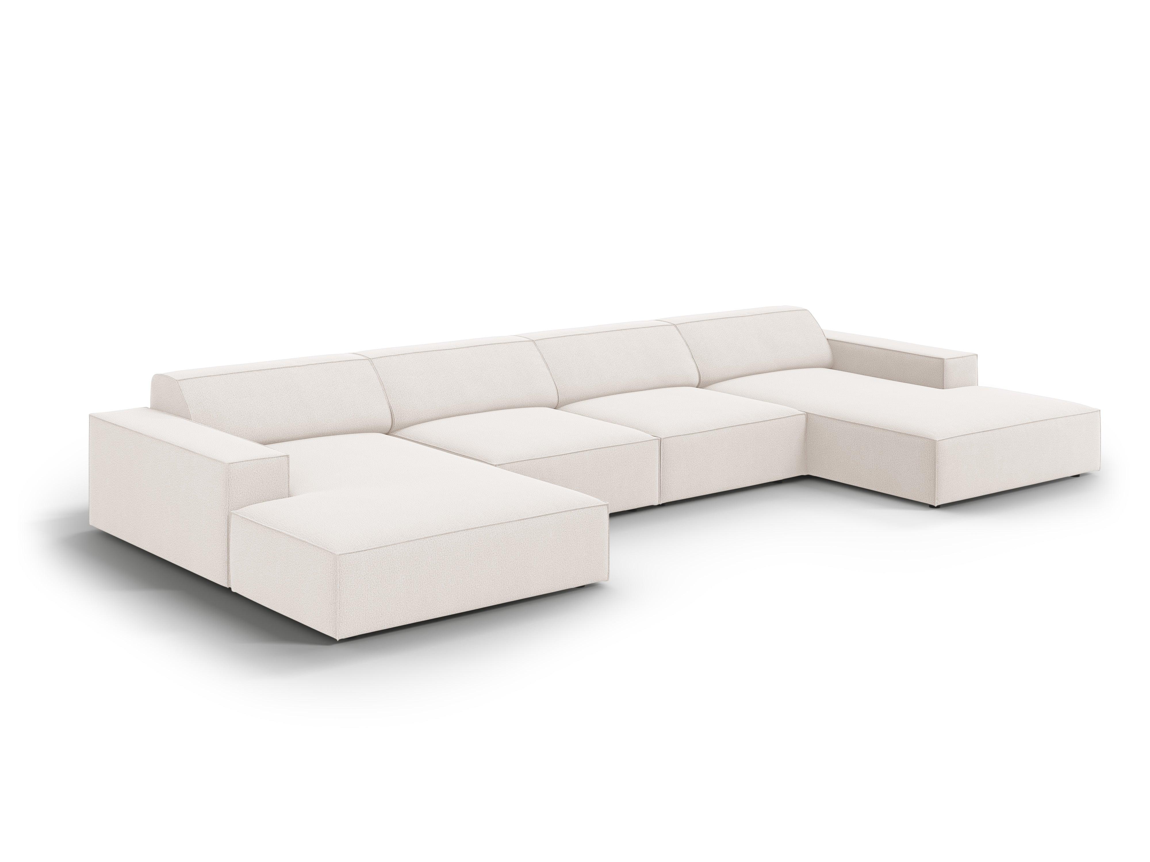 Sofa panoramiczna JODIE jasnobeżowy Micadoni Eye on Design