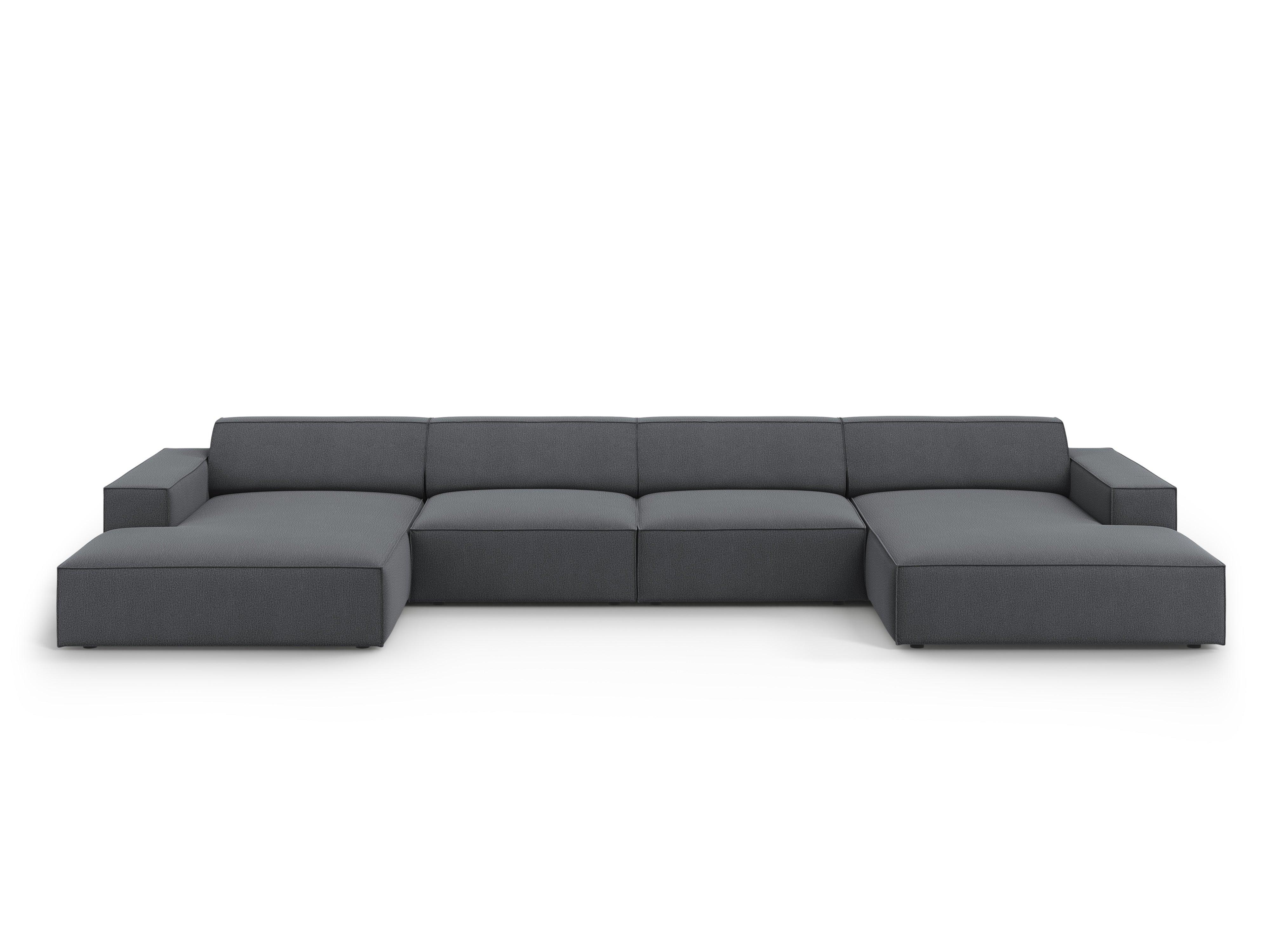 Sofa panoramiczna JODIE ciemnoszary Micadoni Eye on Design