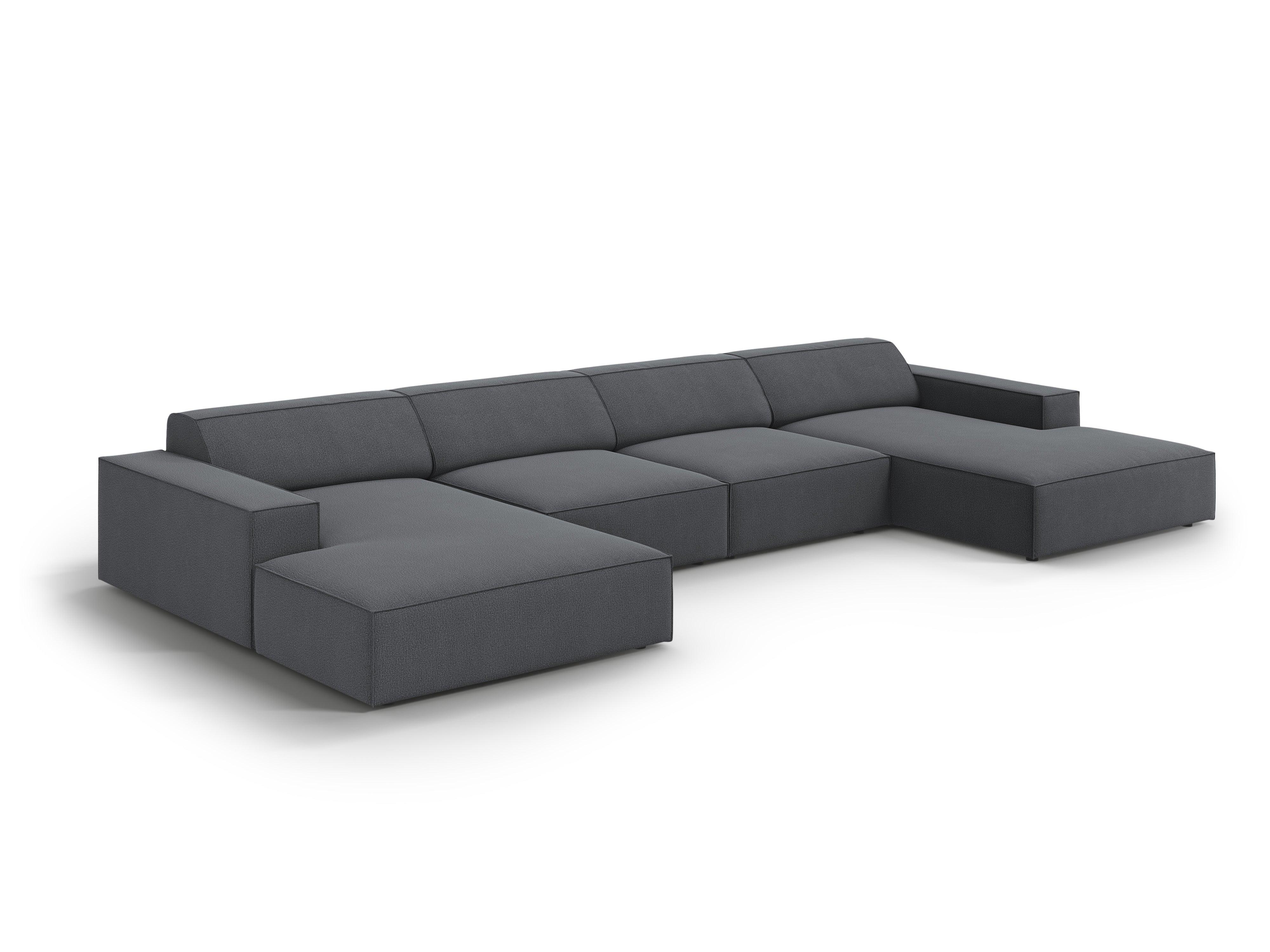 Sofa panoramiczna JODIE ciemnoszary Micadoni Eye on Design