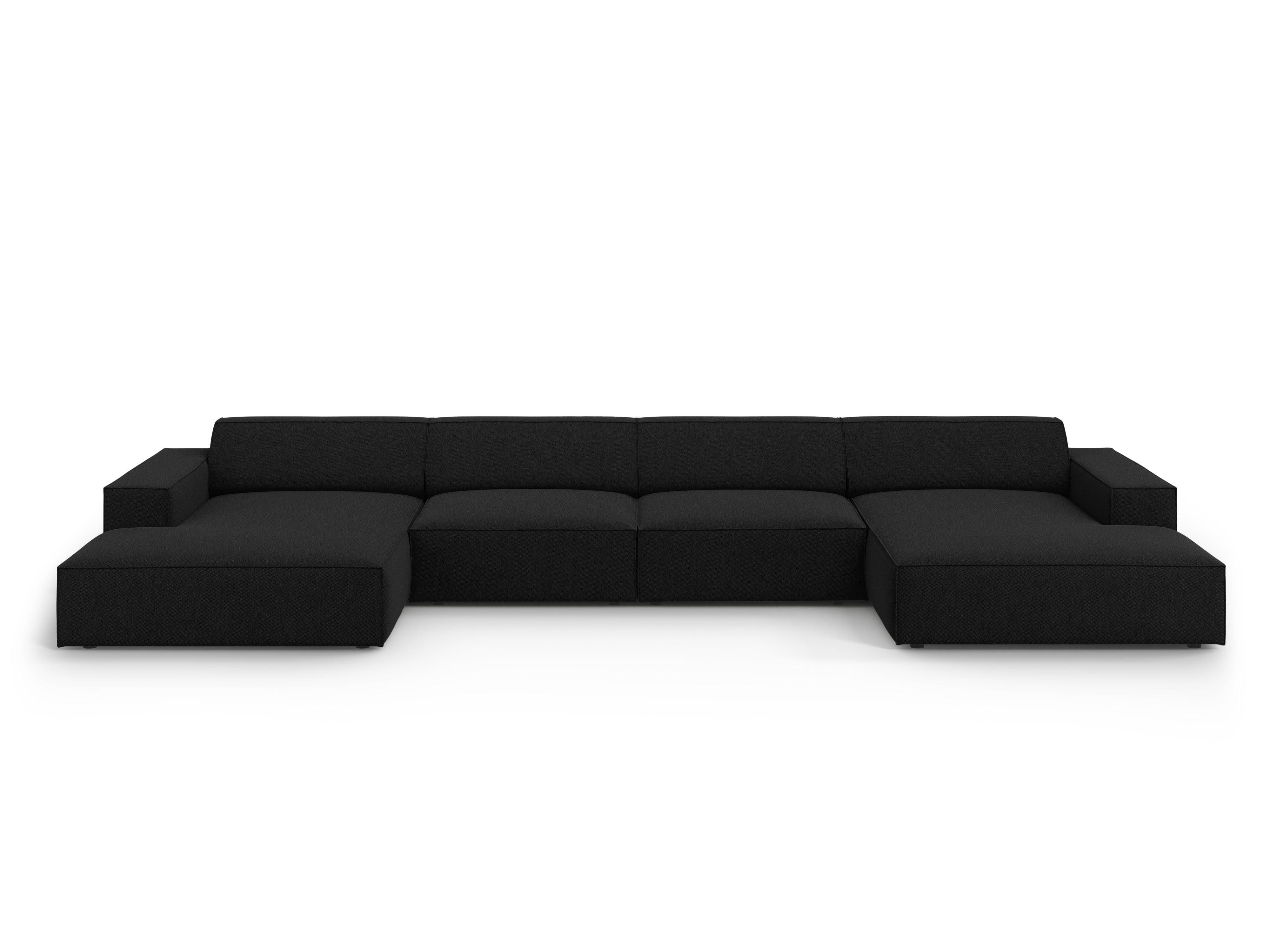 Sofa panoramiczna JODIE czarny Micadoni Eye on Design