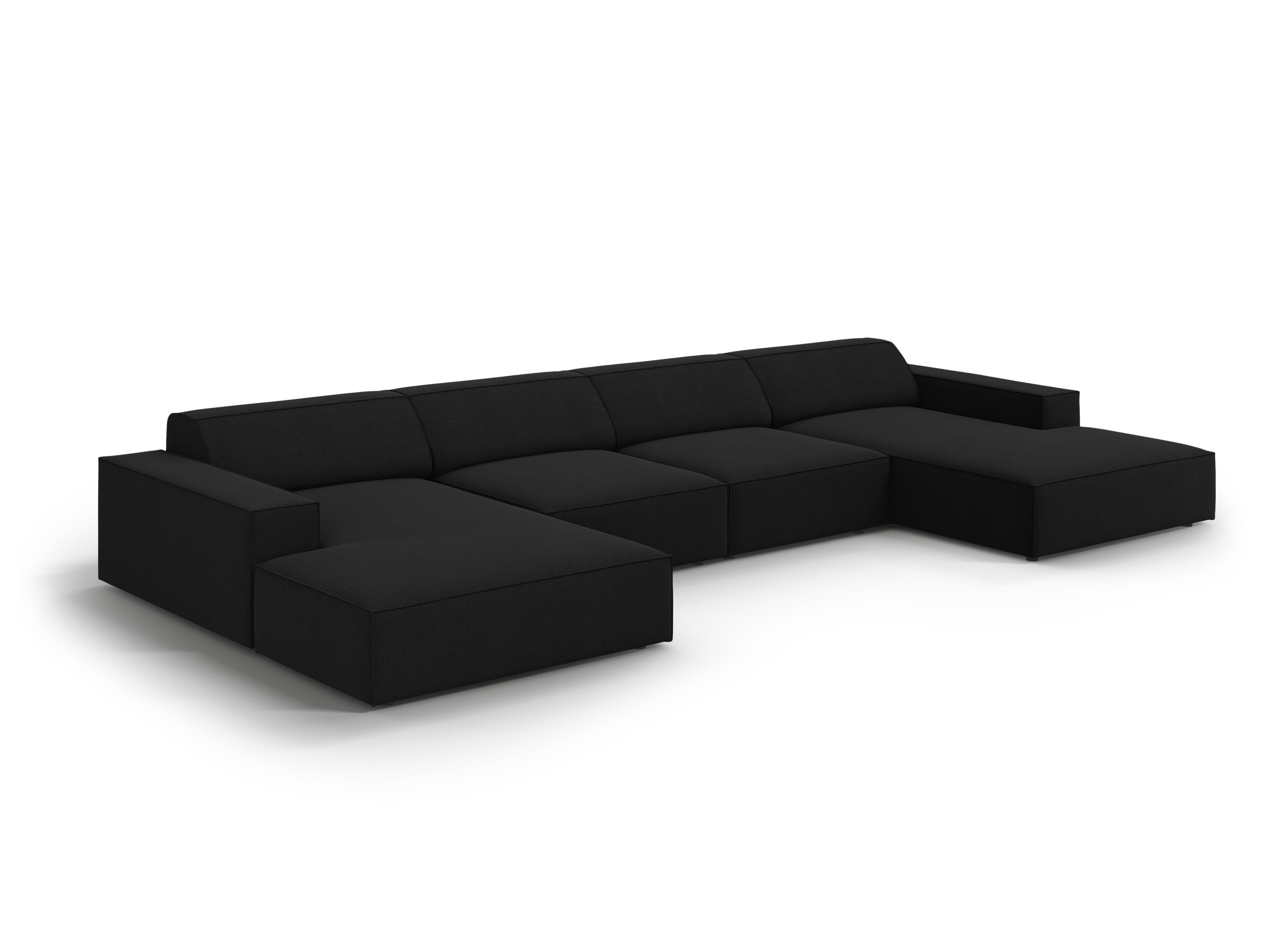 Sofa panoramiczna JODIE czarny Micadoni Eye on Design