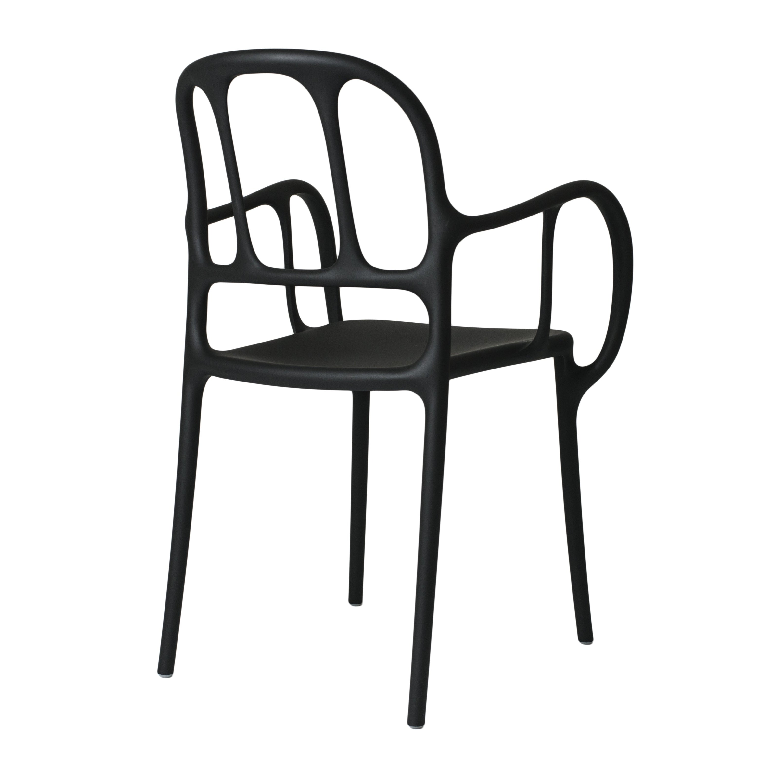 Krzesło zewnętrzne MILA czarny Magis Eye on Design