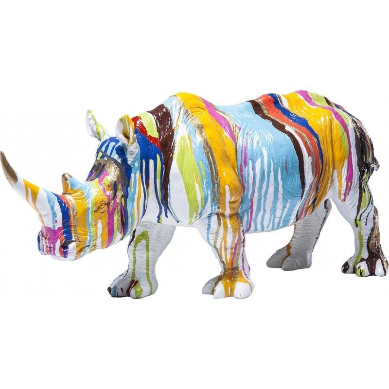 Figurka dekoracyjna RHINOCEROS wielokolorowy Kare Design Eye on Design