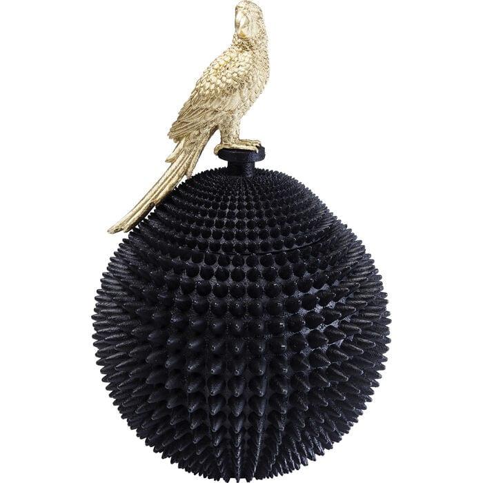 Dekoracyjny pojemnik PARROT czarny Kare Design Eye on Design