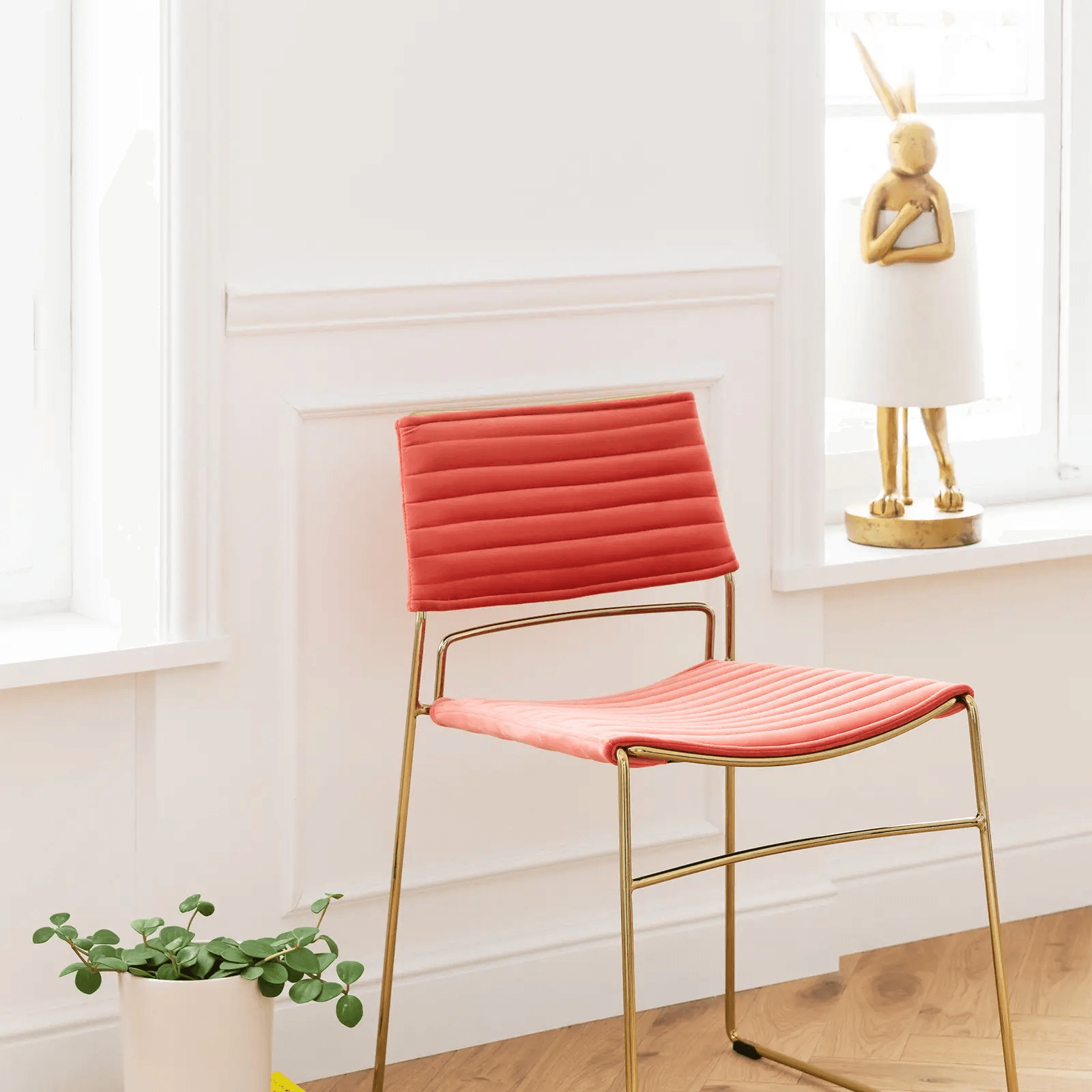 Lampa stołowa złota w kształcie królika – Kare Design
