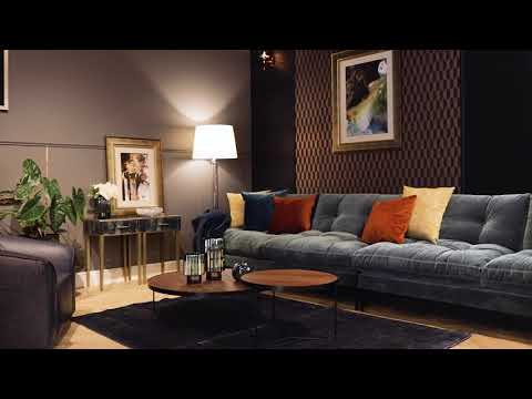 3-seater left-sided customizable STUDY sofa
