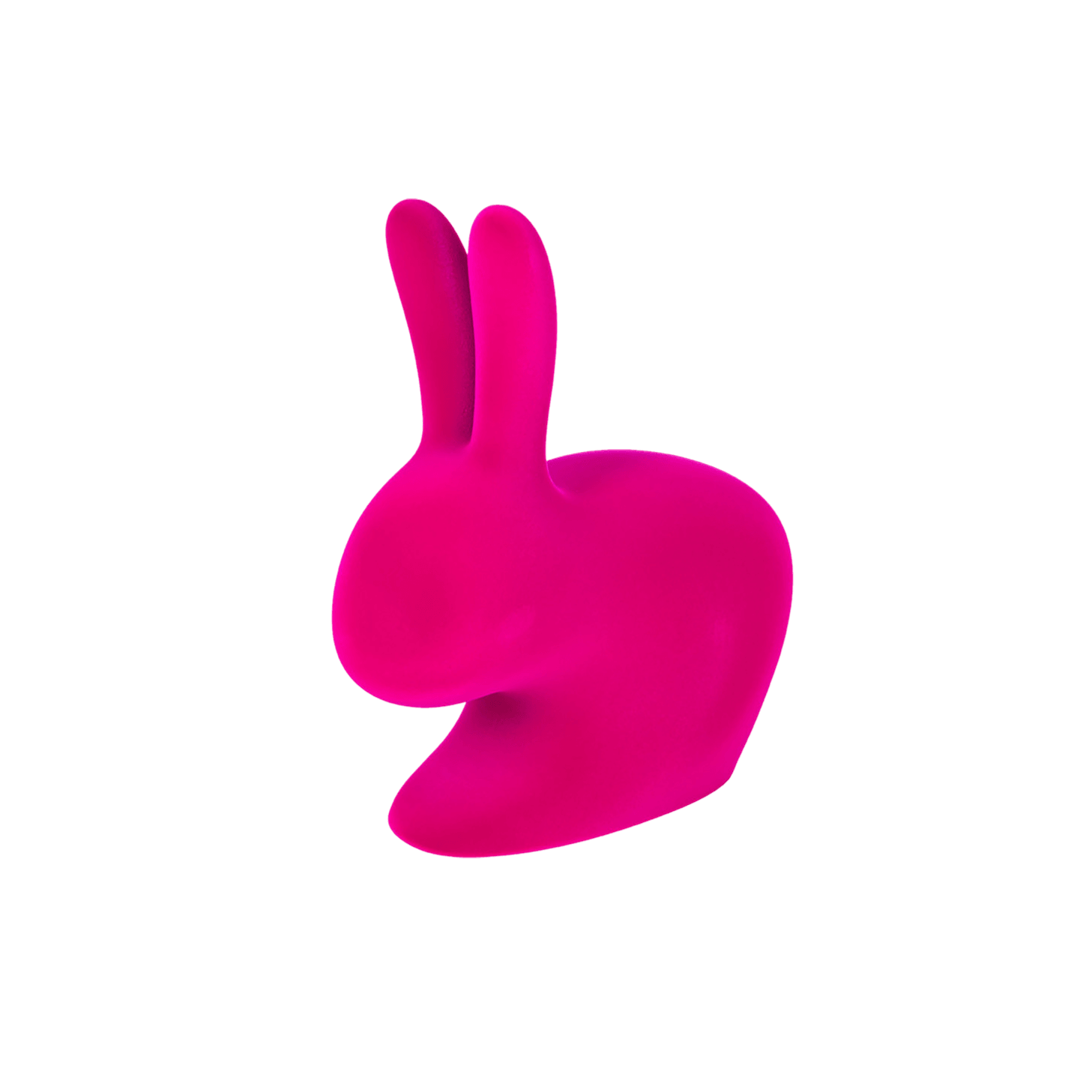 Podpórka do książek RABBIT VELVET fuksja Qeeboo Eye on Design