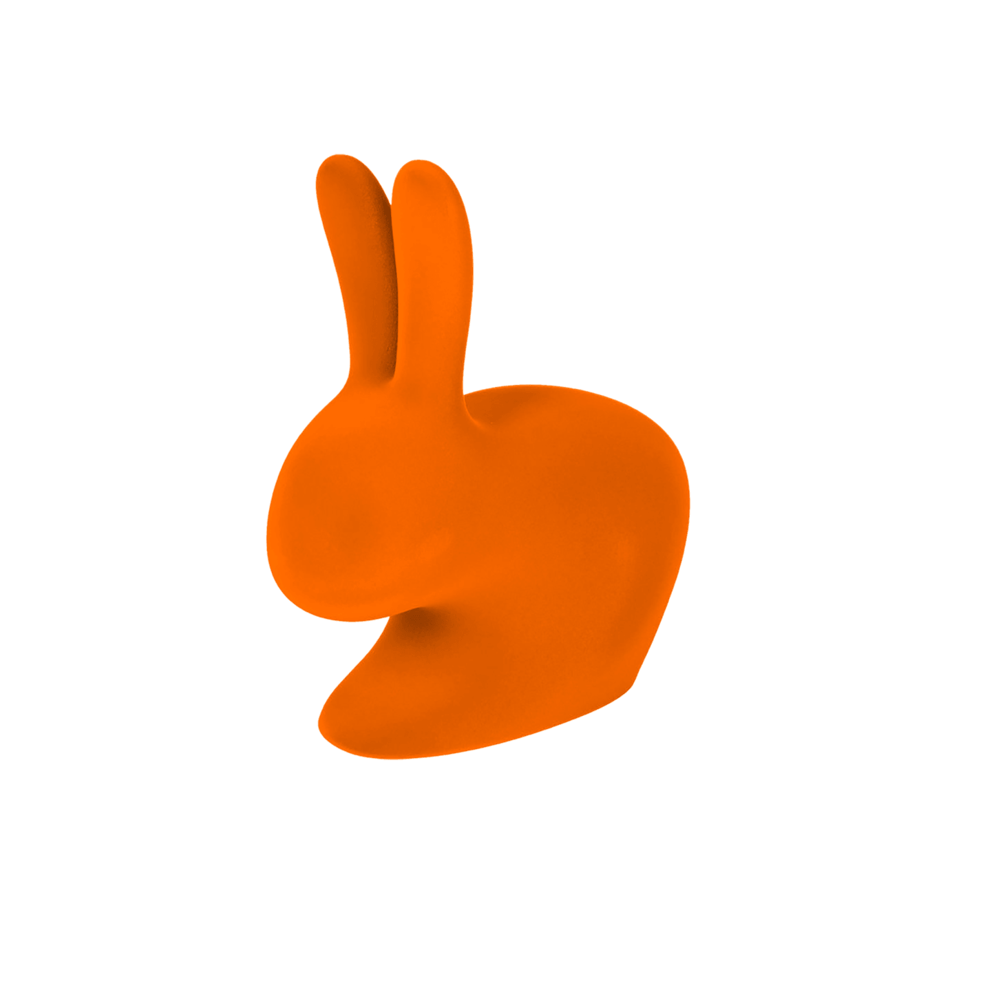 Podpórka do książek RABBIT VELVET pomarańczowy Qeeboo Eye on Design