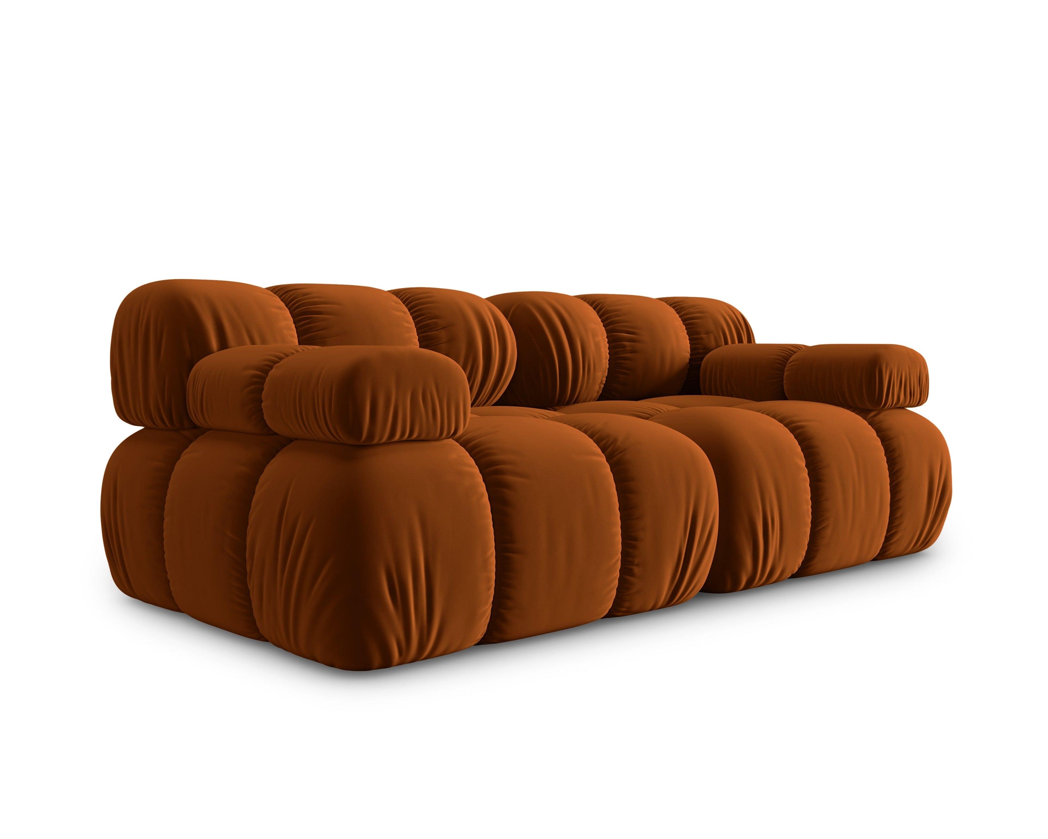 Sofa aksamitna 2-osobowa TROPEA terracotta Milo Casa Eye on Design