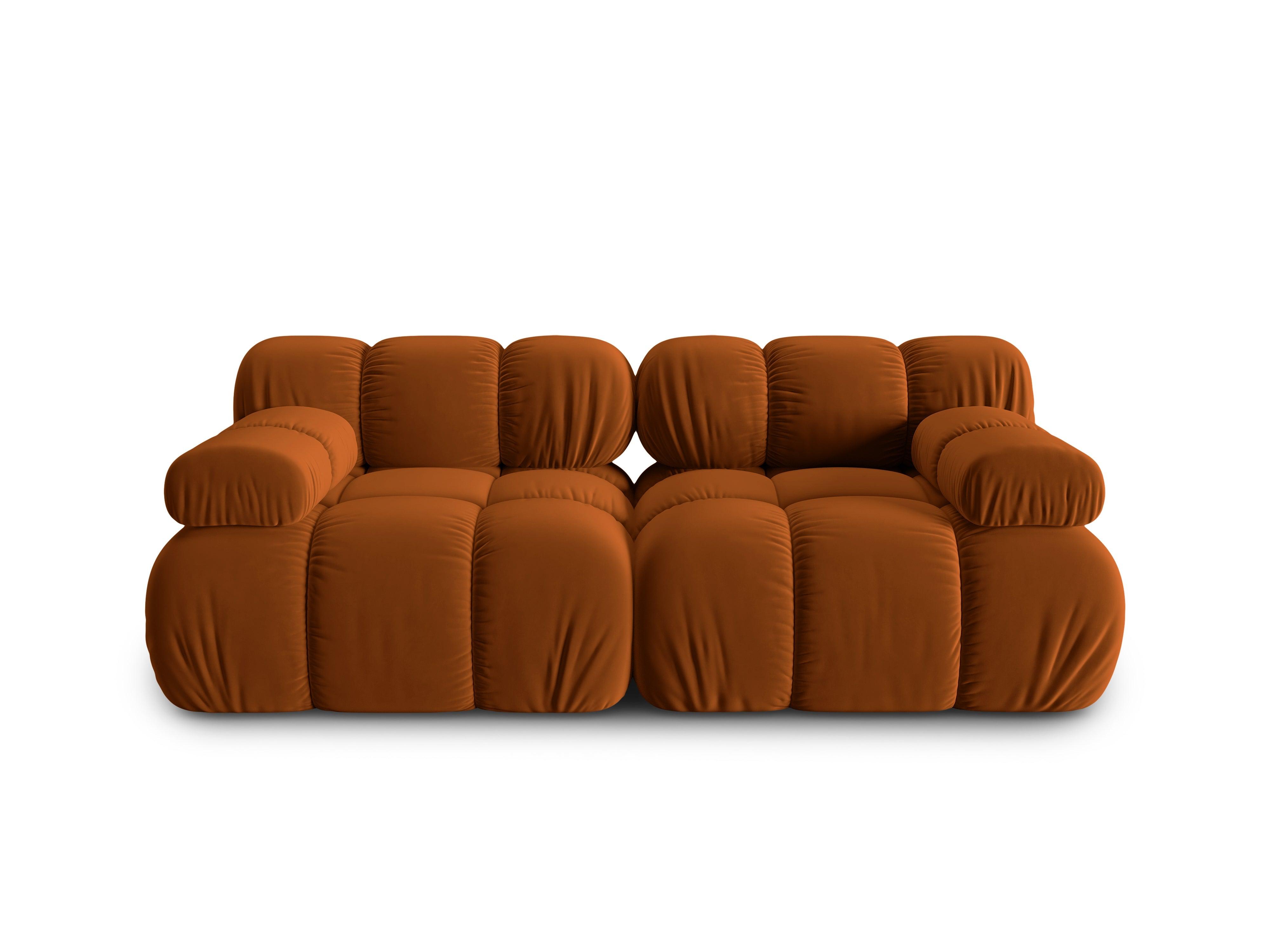 Sofa aksamitna 2-osobowa TROPEA terracotta Milo Casa Eye on Design