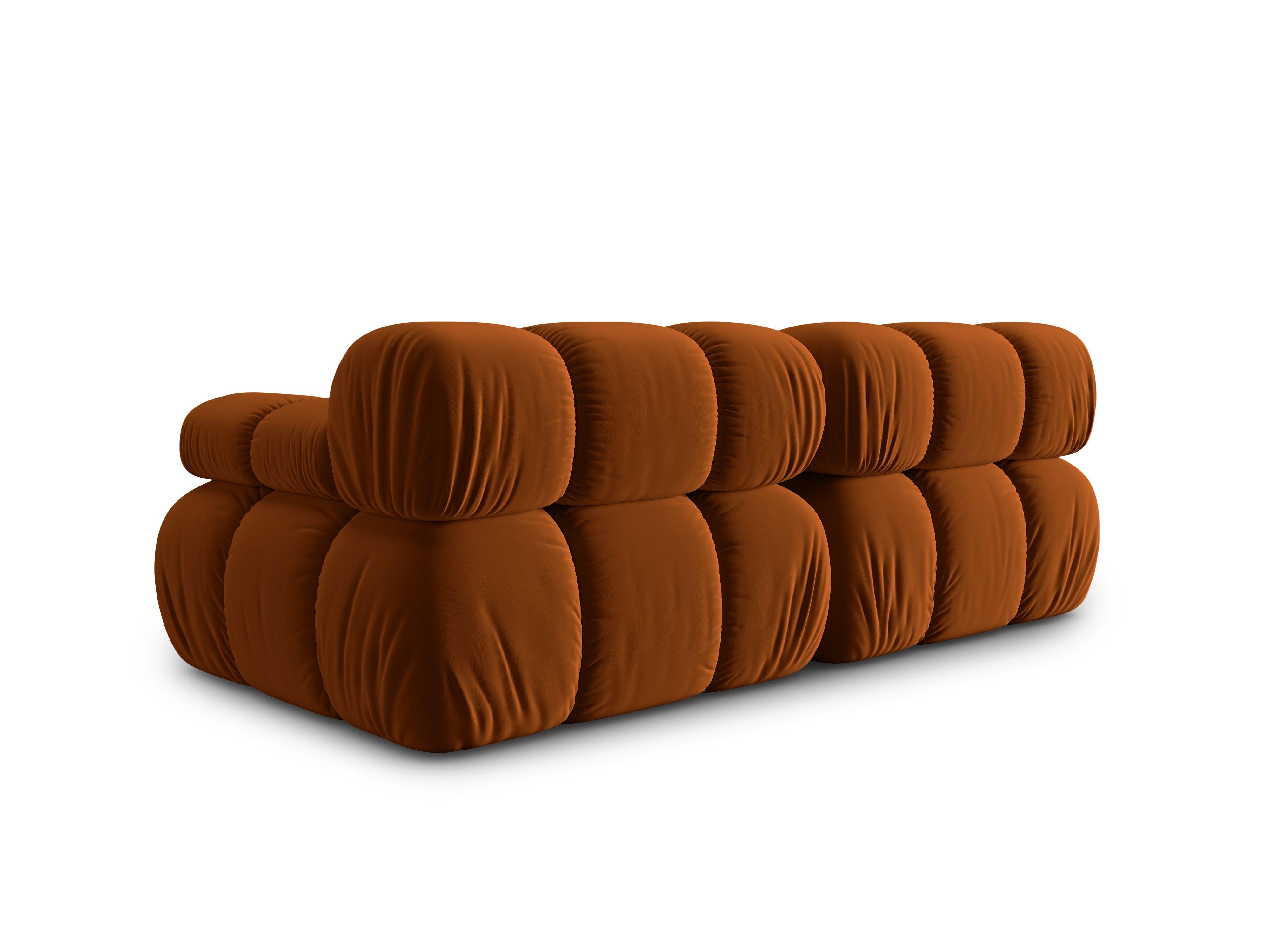 Sofa aksamitna 2-osobowa TROPEA terracotta Milo Casa Eye on Design