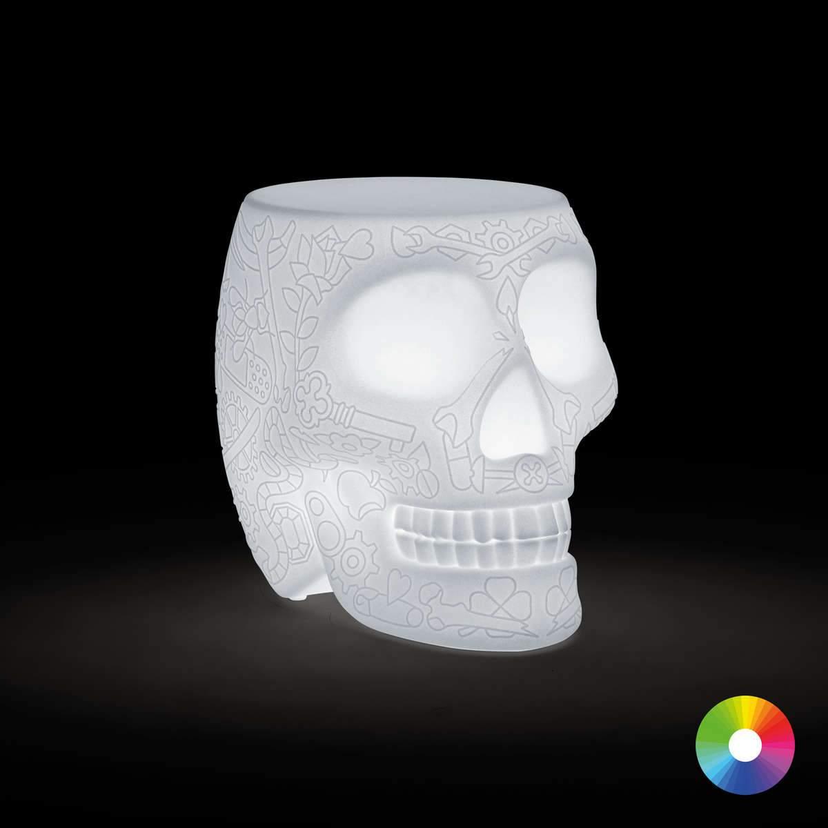 Stołek MEXICO LED biały Qeeboo Eye on Design