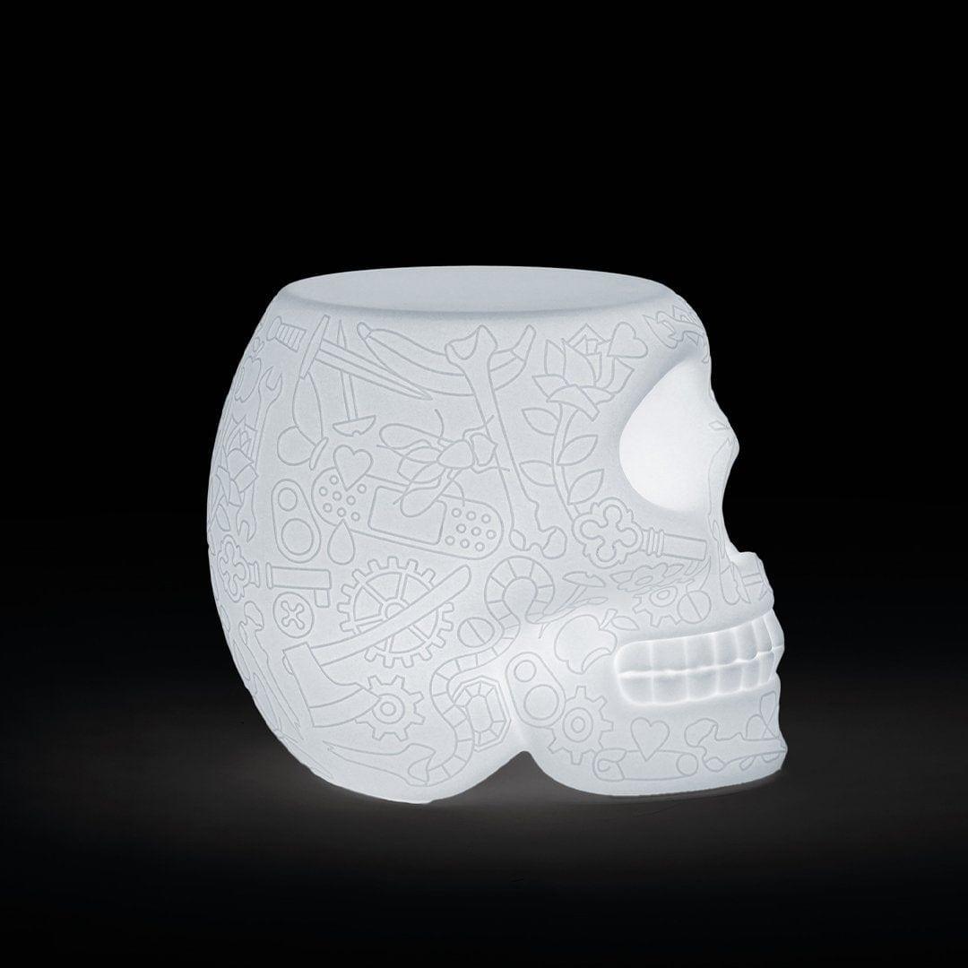 Stołek MEXICO LED biały Qeeboo Eye on Design