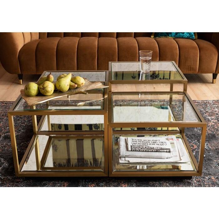 Stolik kawowy GLAM złoty Kare Design Eye on Design