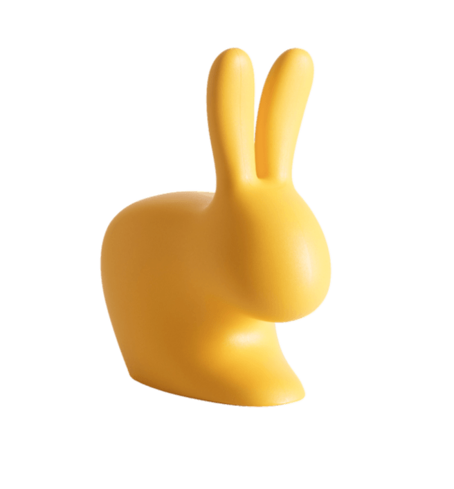 Stoper do drzwi RABBIT żółty Qeeboo Eye on Design
