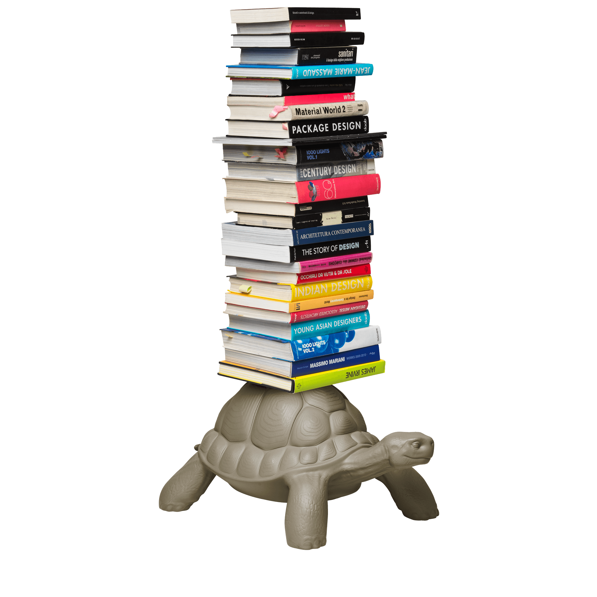 Szafka na książki TURTLE CARRY szara Qeeboo Eye on Design