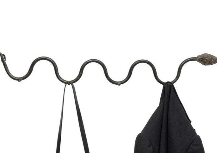 Wieszak RETRO SNAKE czarny Kare Design Eye on Design