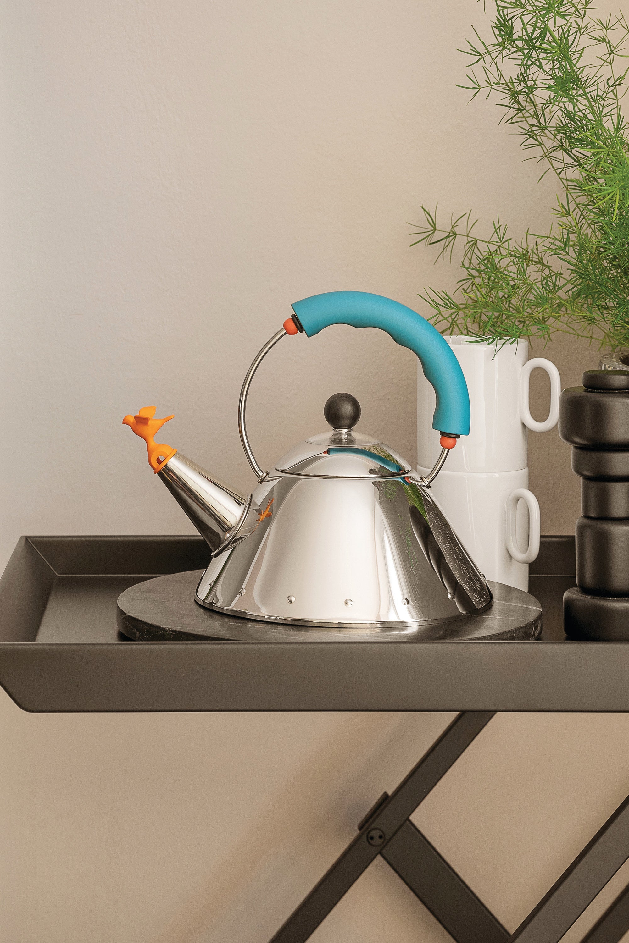 9093/1 induction kettle silver with blue