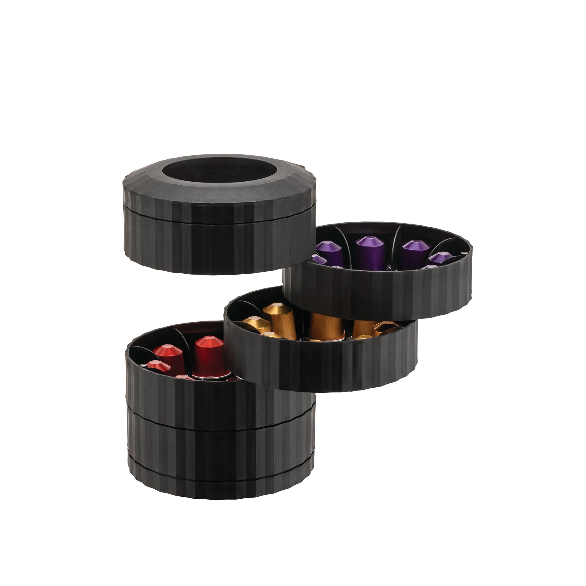 Black coffee capsule container