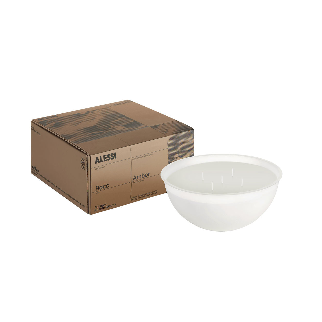 Duftwachs für die Kerze ROCC - AMBER mit Noten von Honig, Tonkabohne und Gewürzen