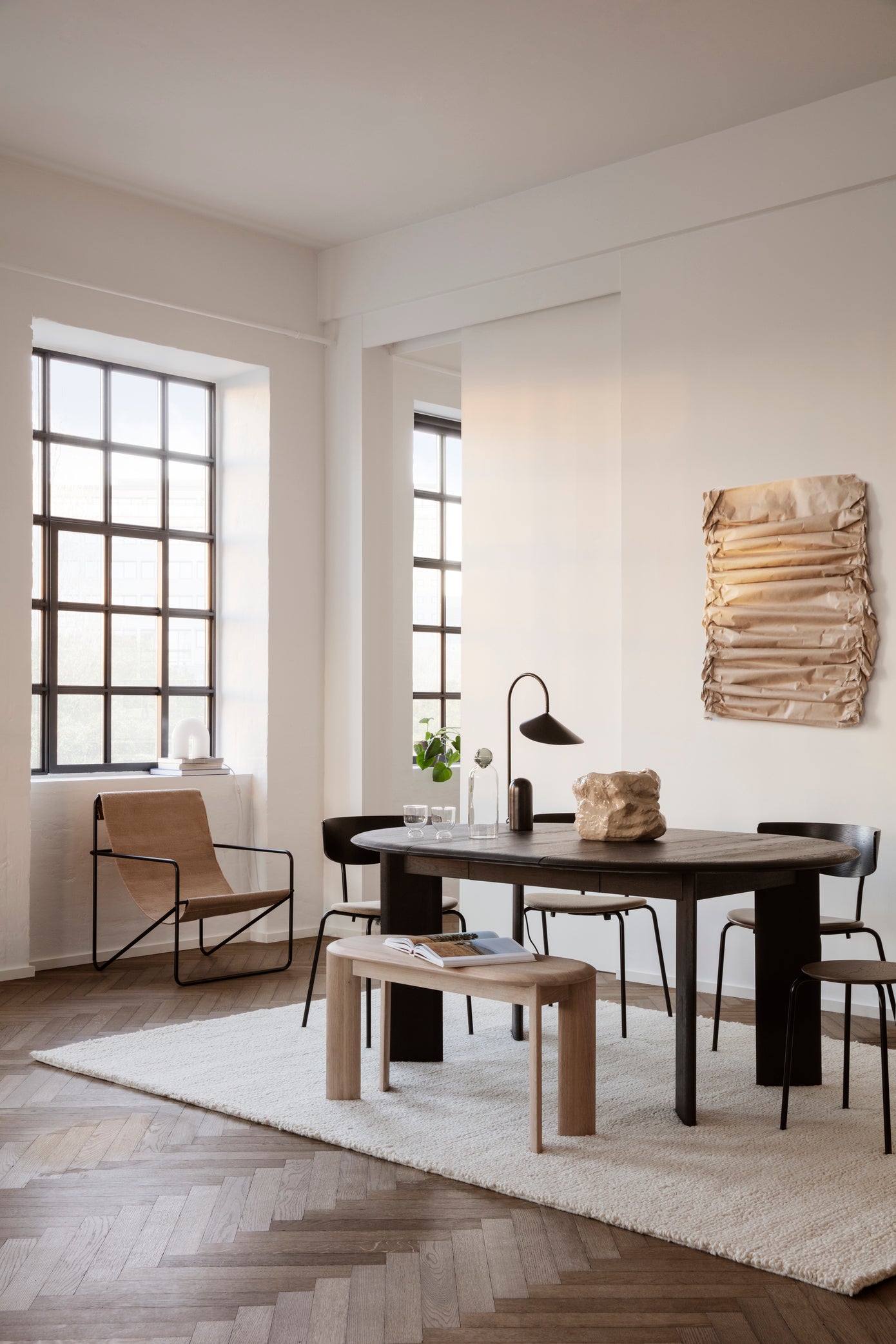Bevel bevel bleached beech