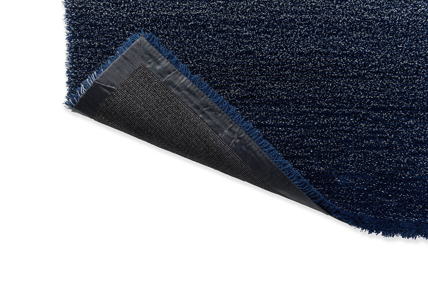 Shade low gray-navy blue rug