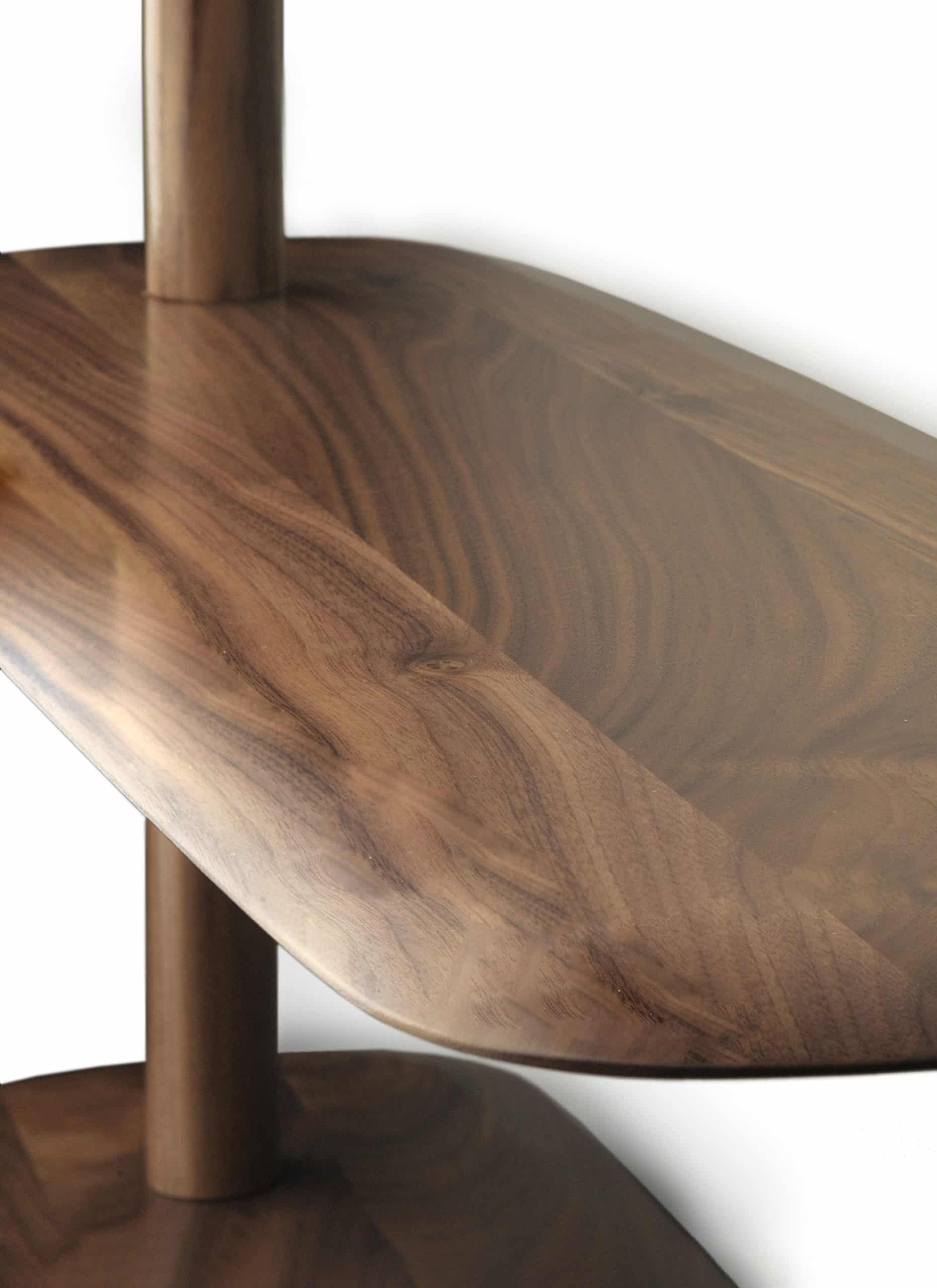 UNICA Shelf - CONFIGURATION 04 walnut veneer