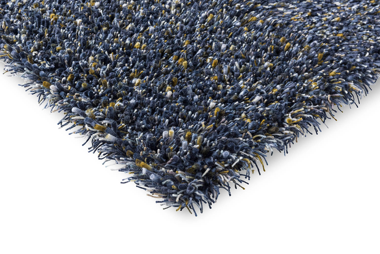 Spring navy blue rug