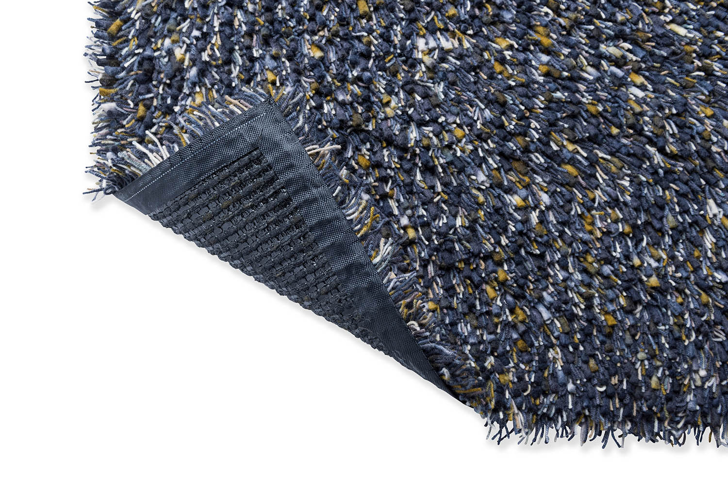 Spring navy blue rug