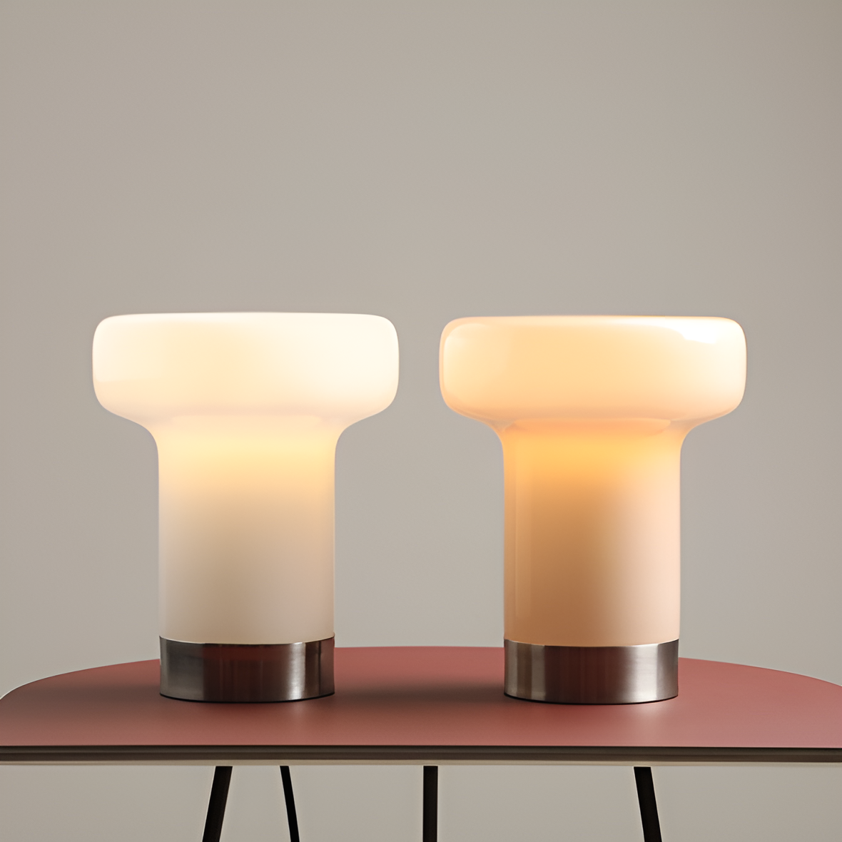 Bonbon beige table lamp