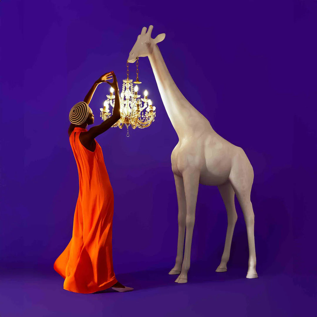 Außenlampe GIRAFFE IN LOVE M rosa