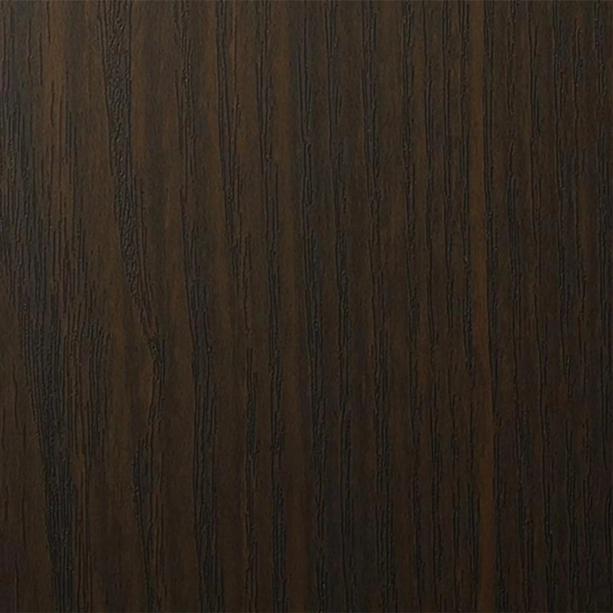 Round extendable table RENEE dark brown oak