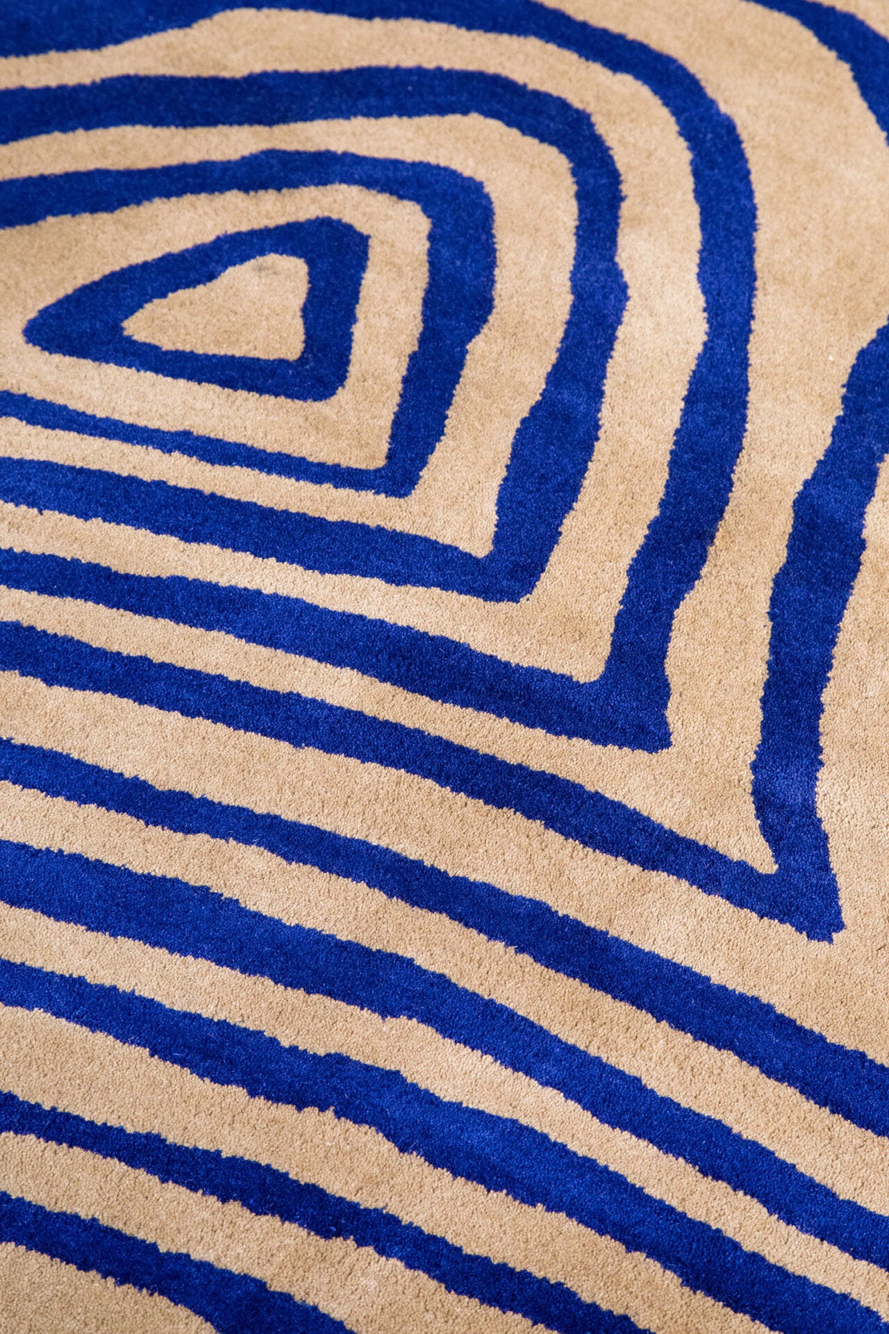 Decor beige-blue rug