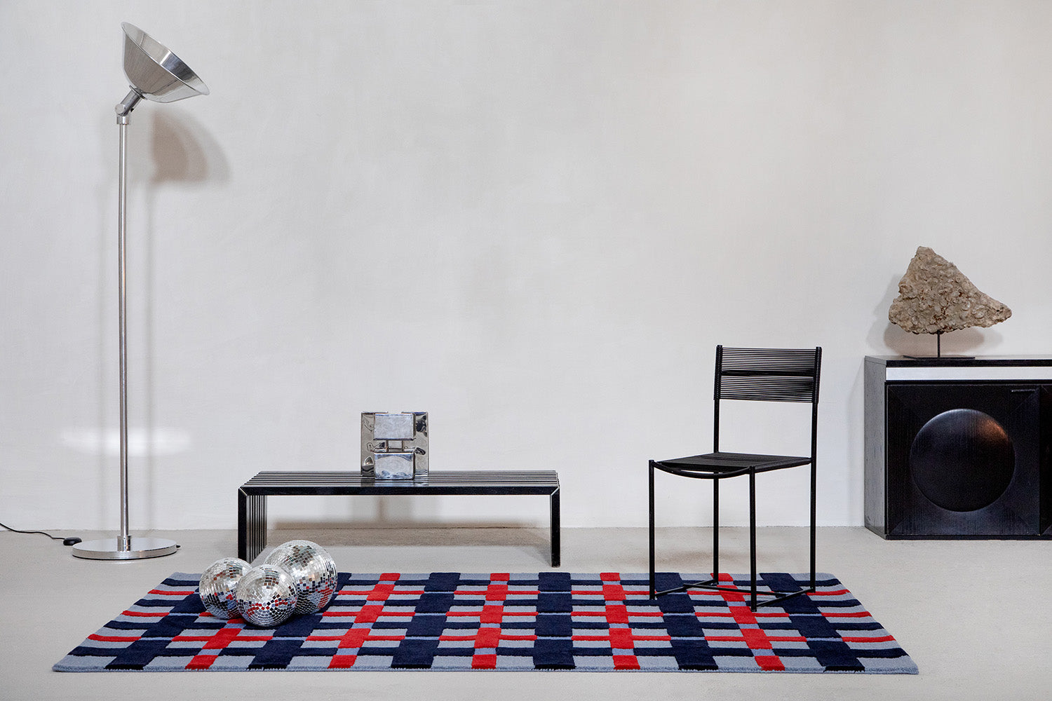 Decor Milano blue-red rug