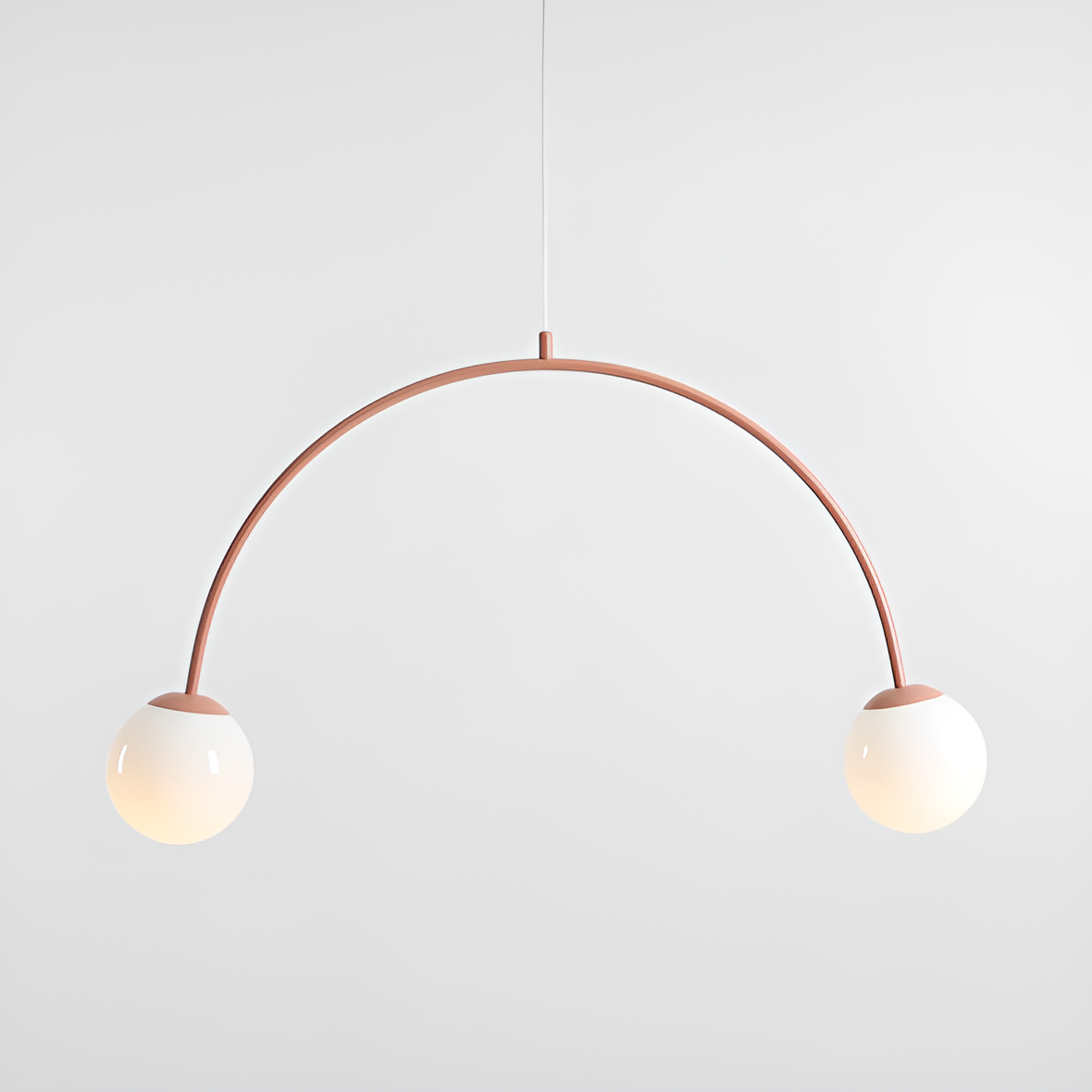 Lampa wisząca UNA koralowy