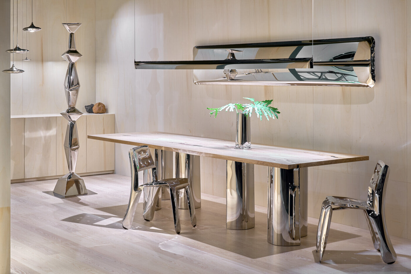 Pendelleuchte BLADE inox