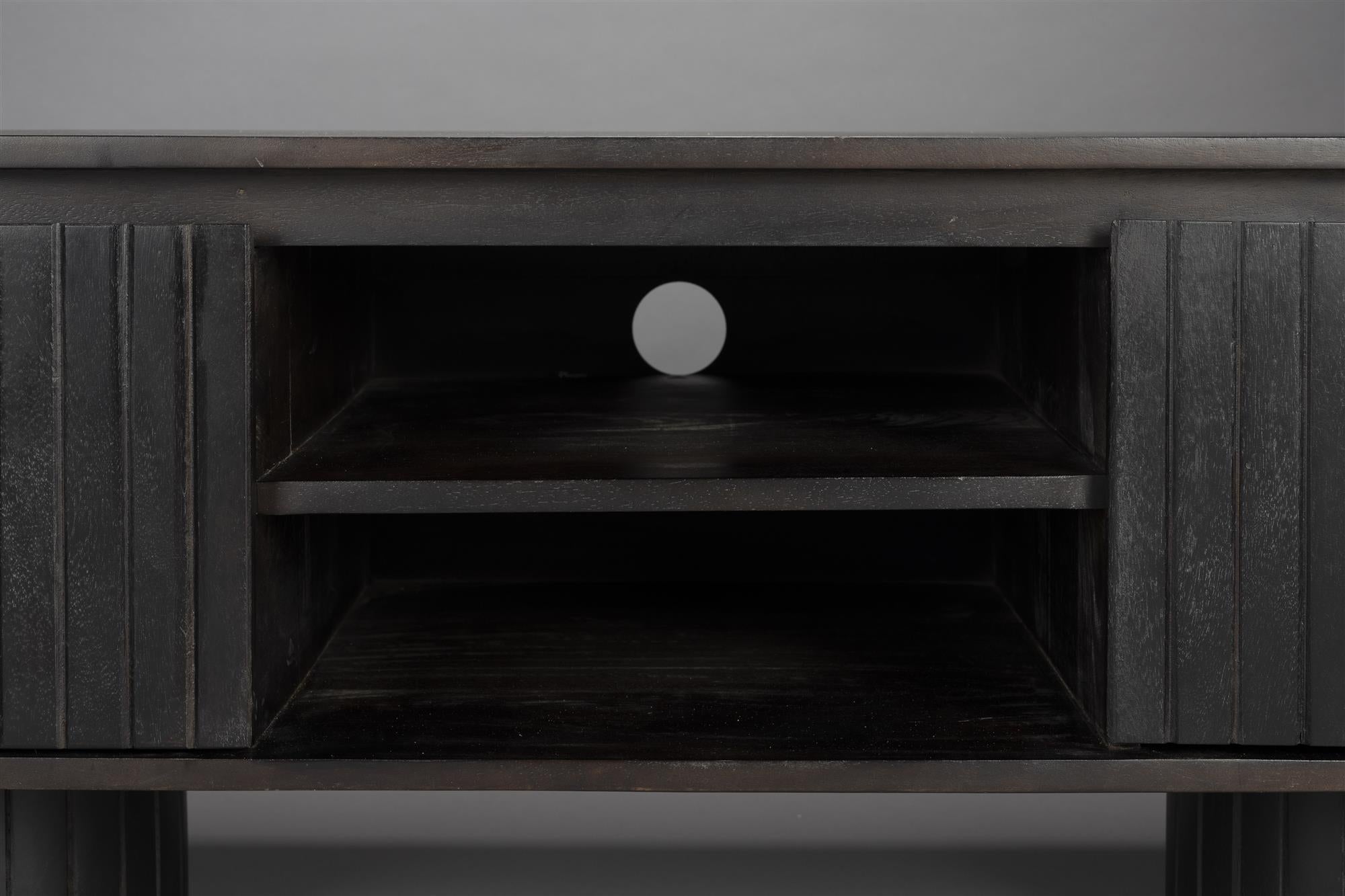 Kenji chest of drawers dark brown mango wood