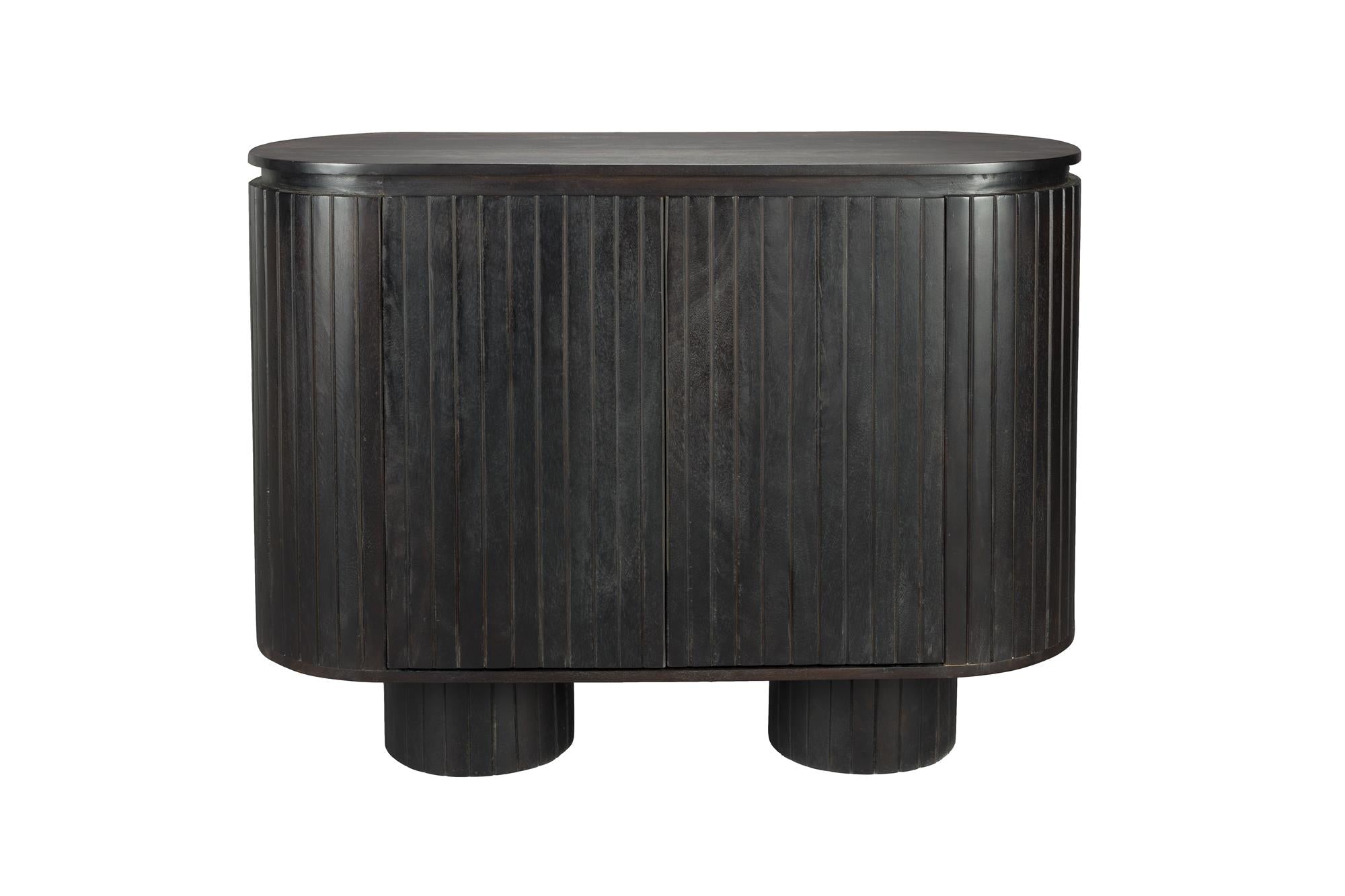 Kenji cabinet dark brown mango wood