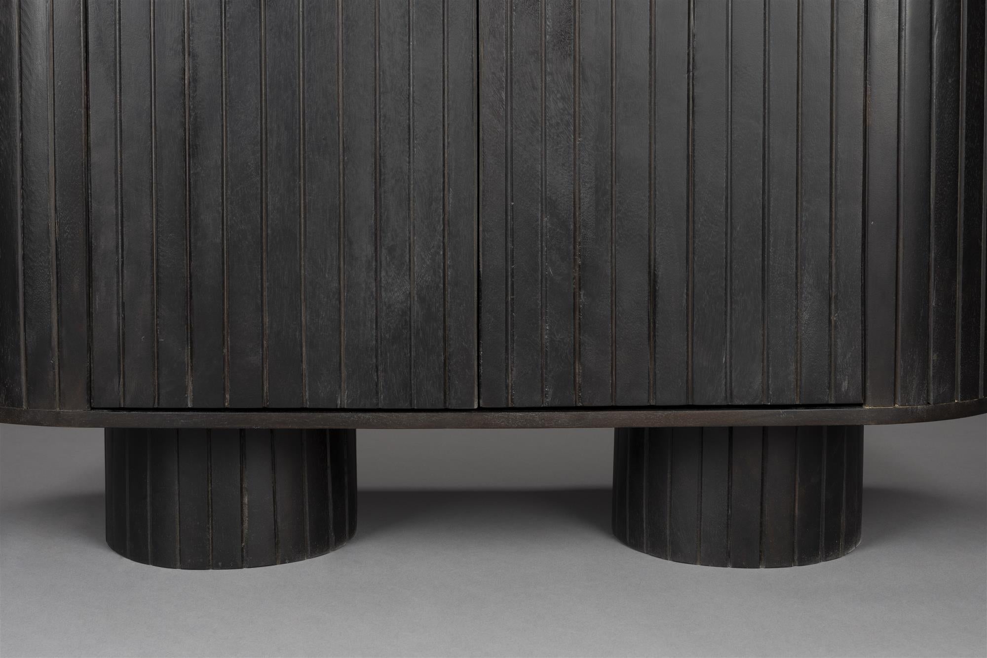 Kenji cabinet dark brown mango wood