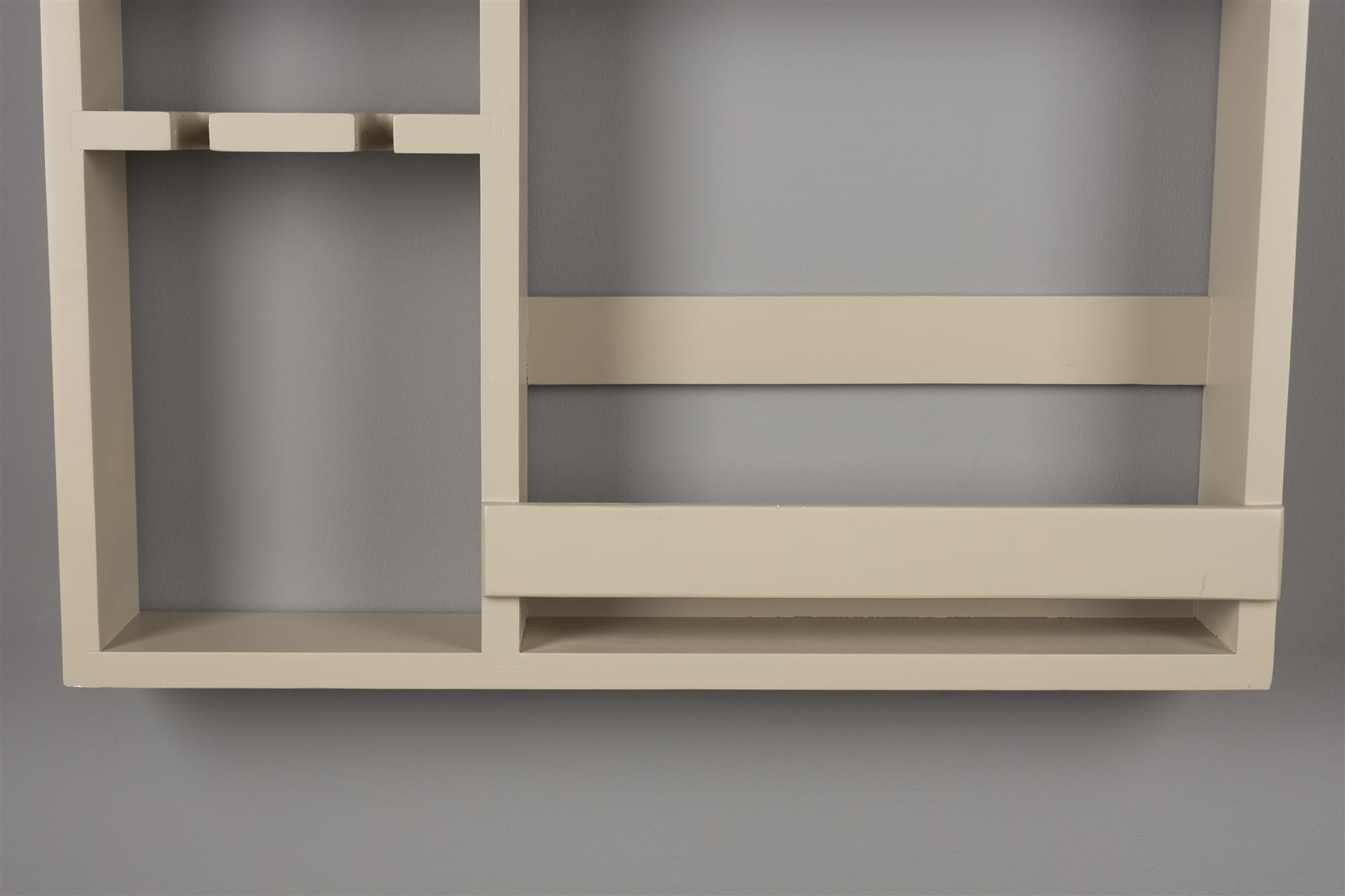 Myron beige wall rack