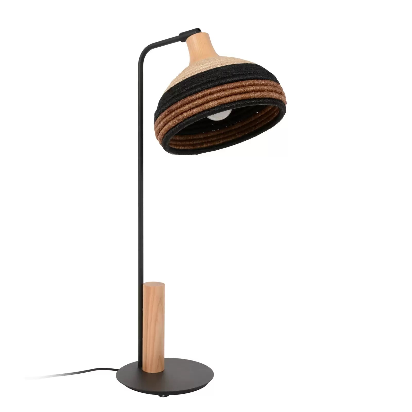 Brown grass table lamp