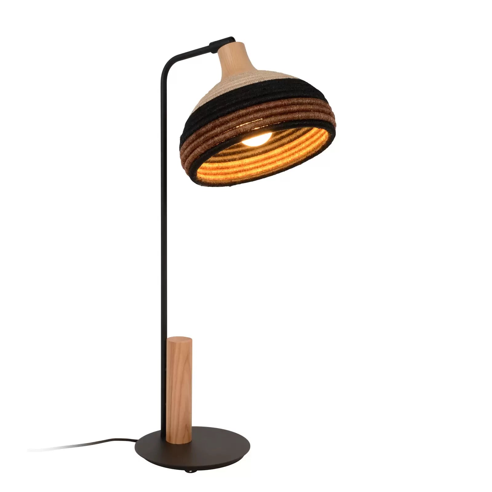 Brown grass table lamp