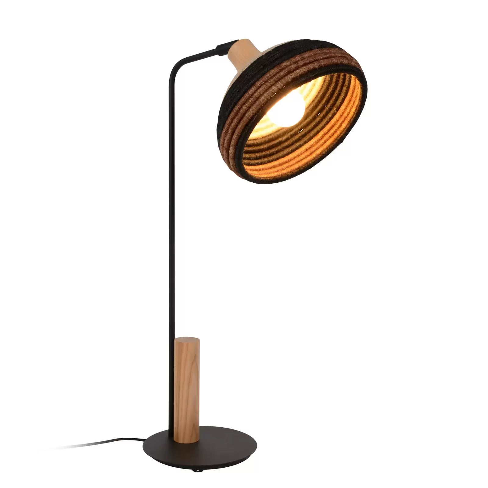 Brown grass table lamp